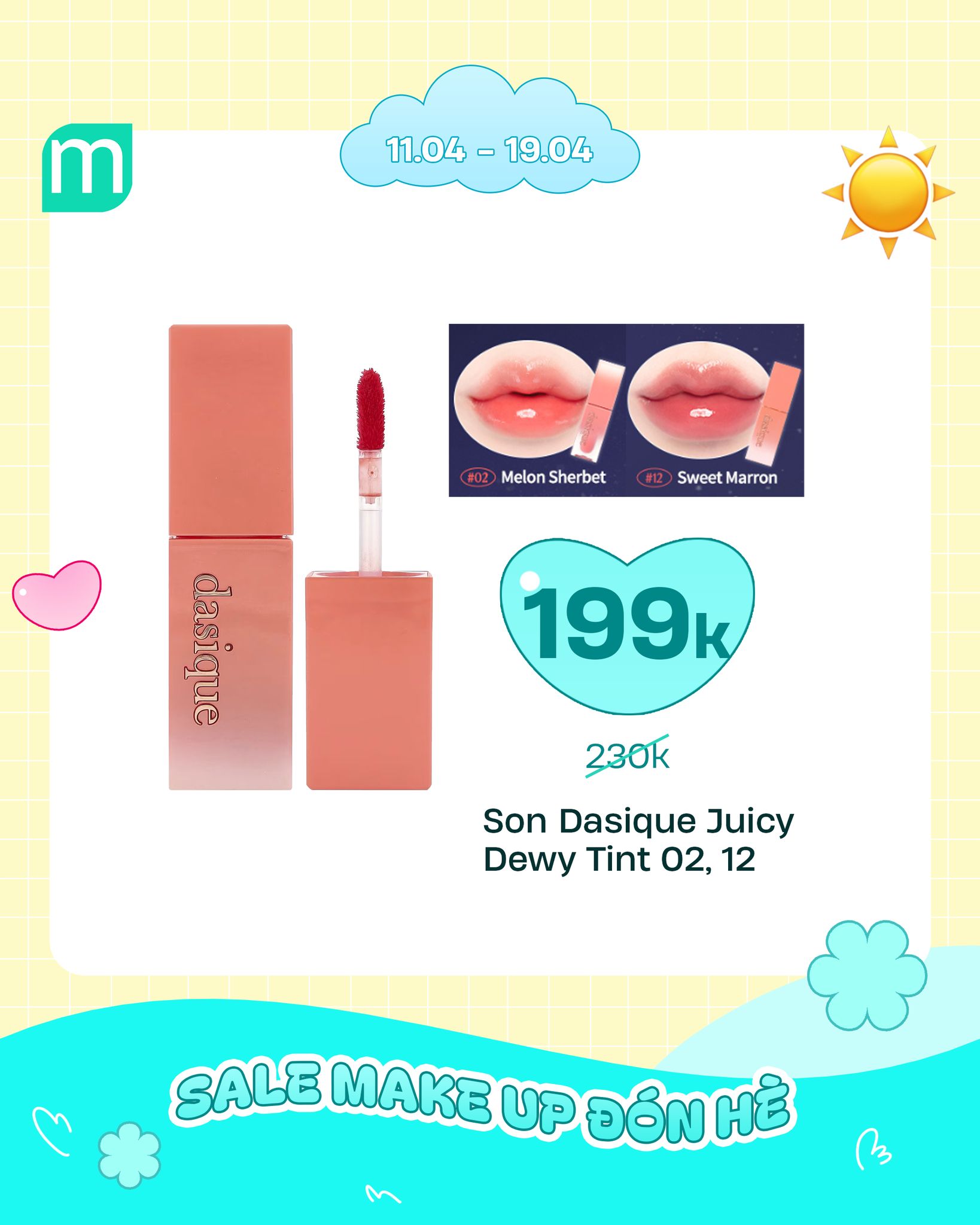 SALE MAKE UP ĐÓN HÈ