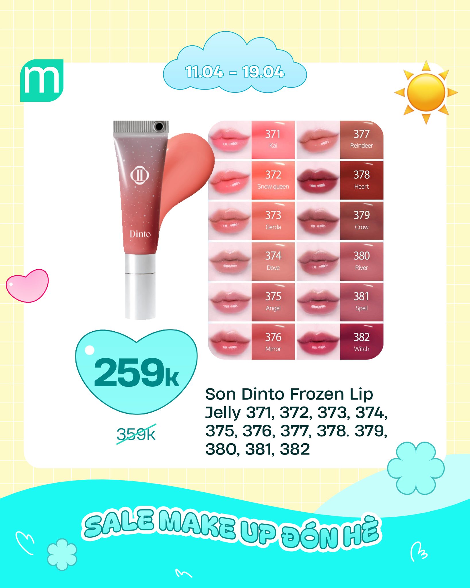 SALE MAKE UP ĐÓN HÈ