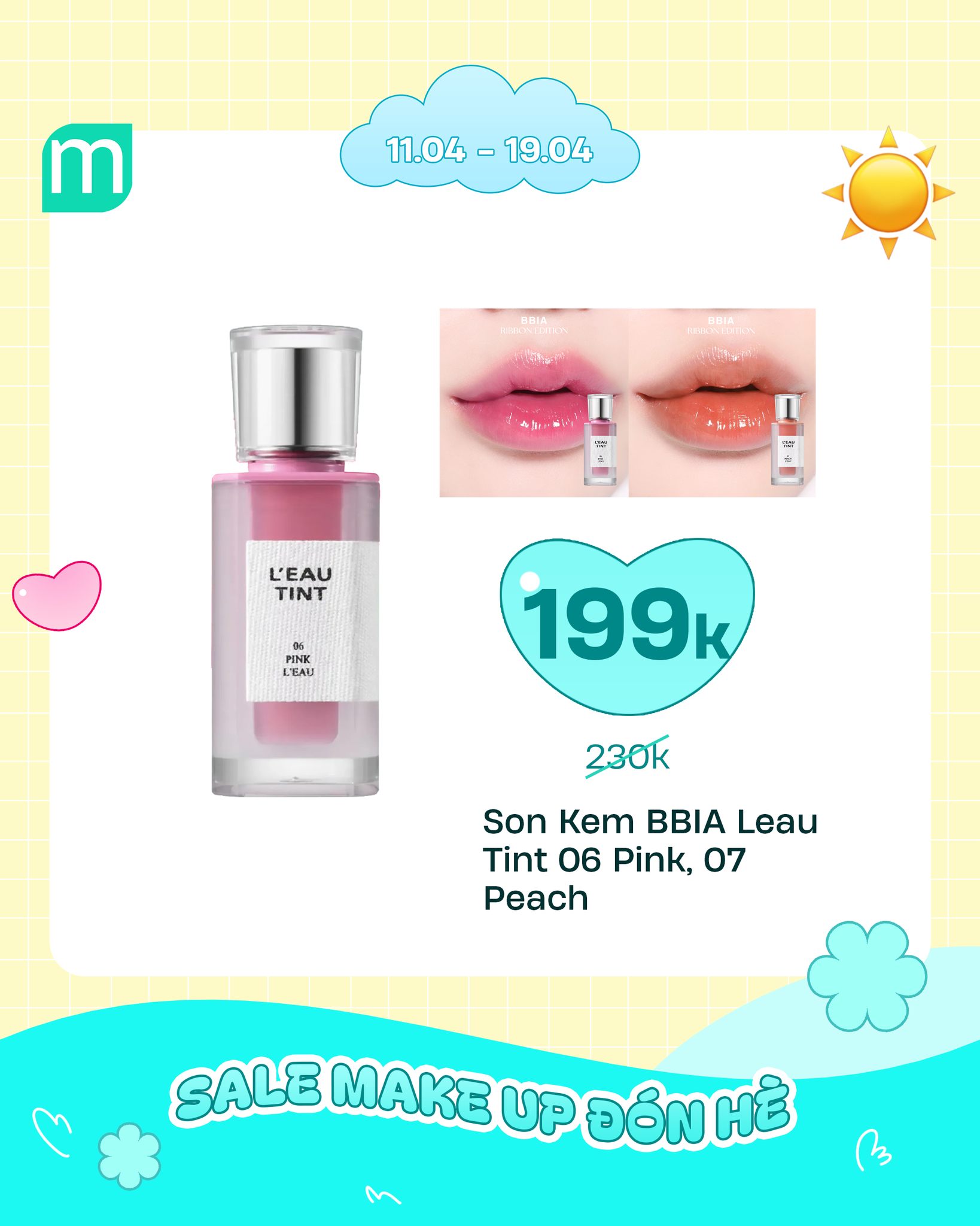 SALE MAKE UP ĐÓN HÈ