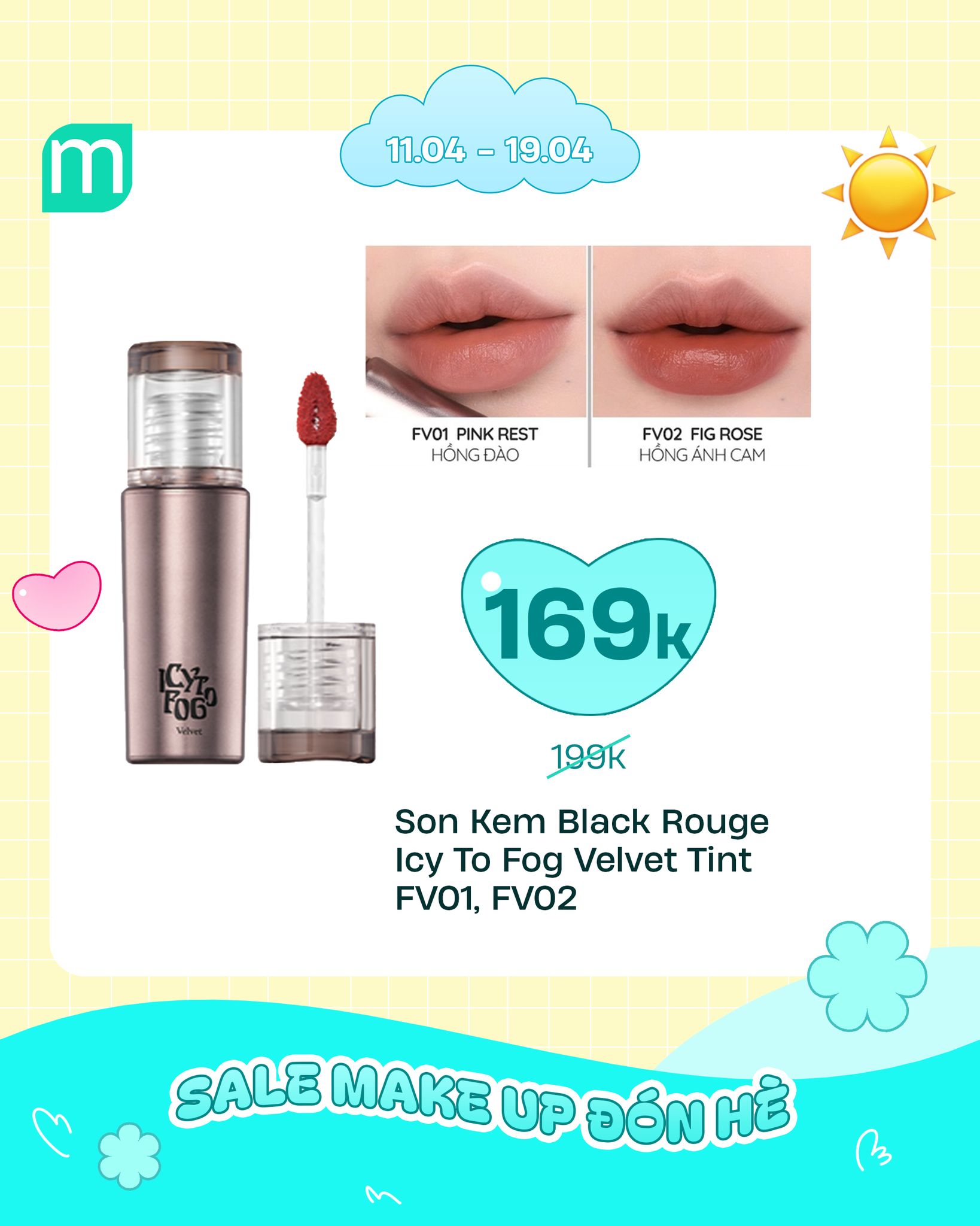 SALE MAKE UP ĐÓN HÈ