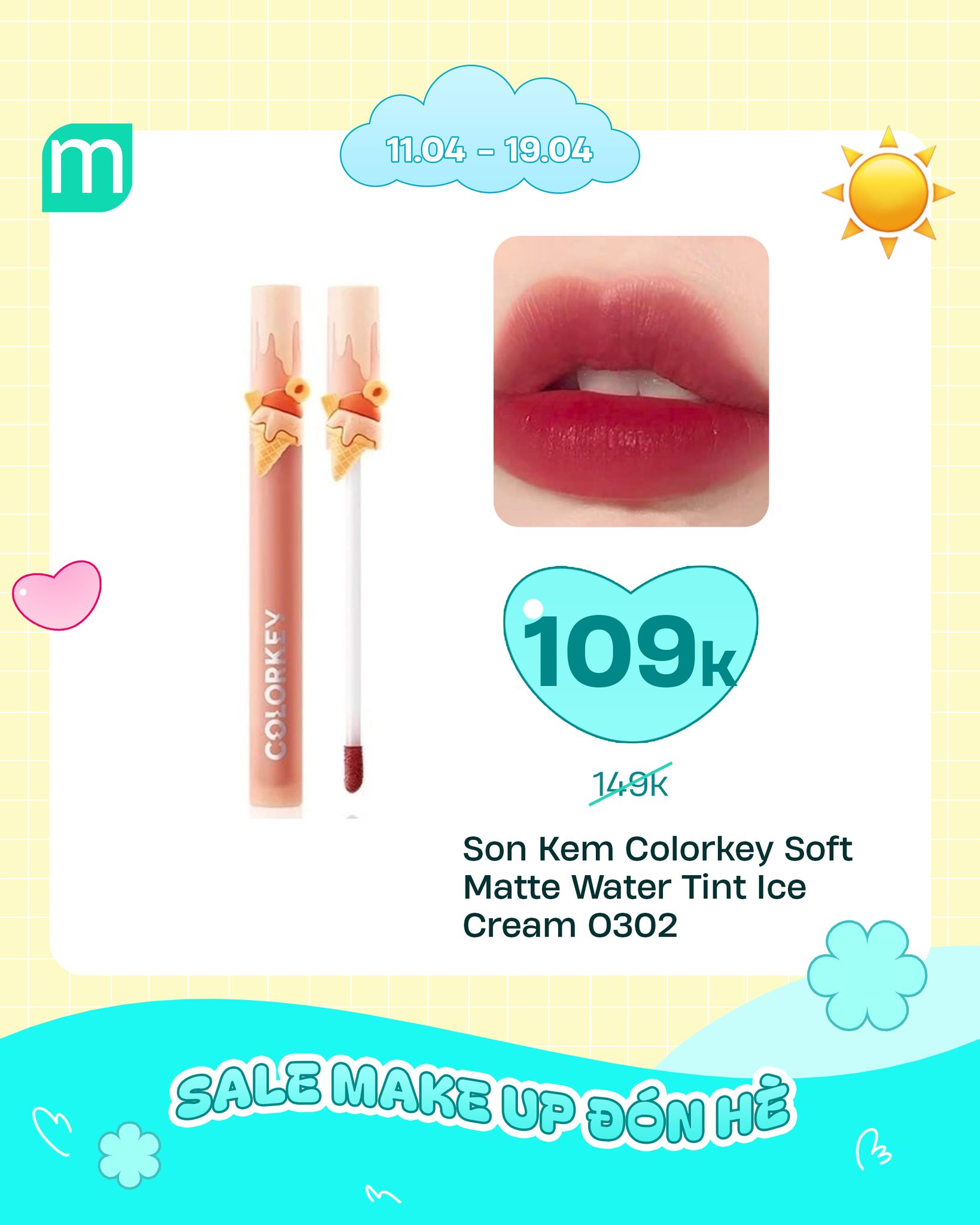 SALE MAKE UP ĐÓN HÈ