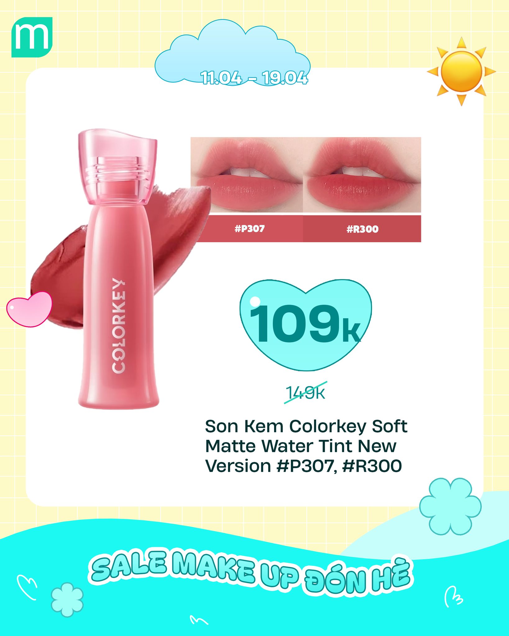 SALE MAKE UP ĐÓN HÈ