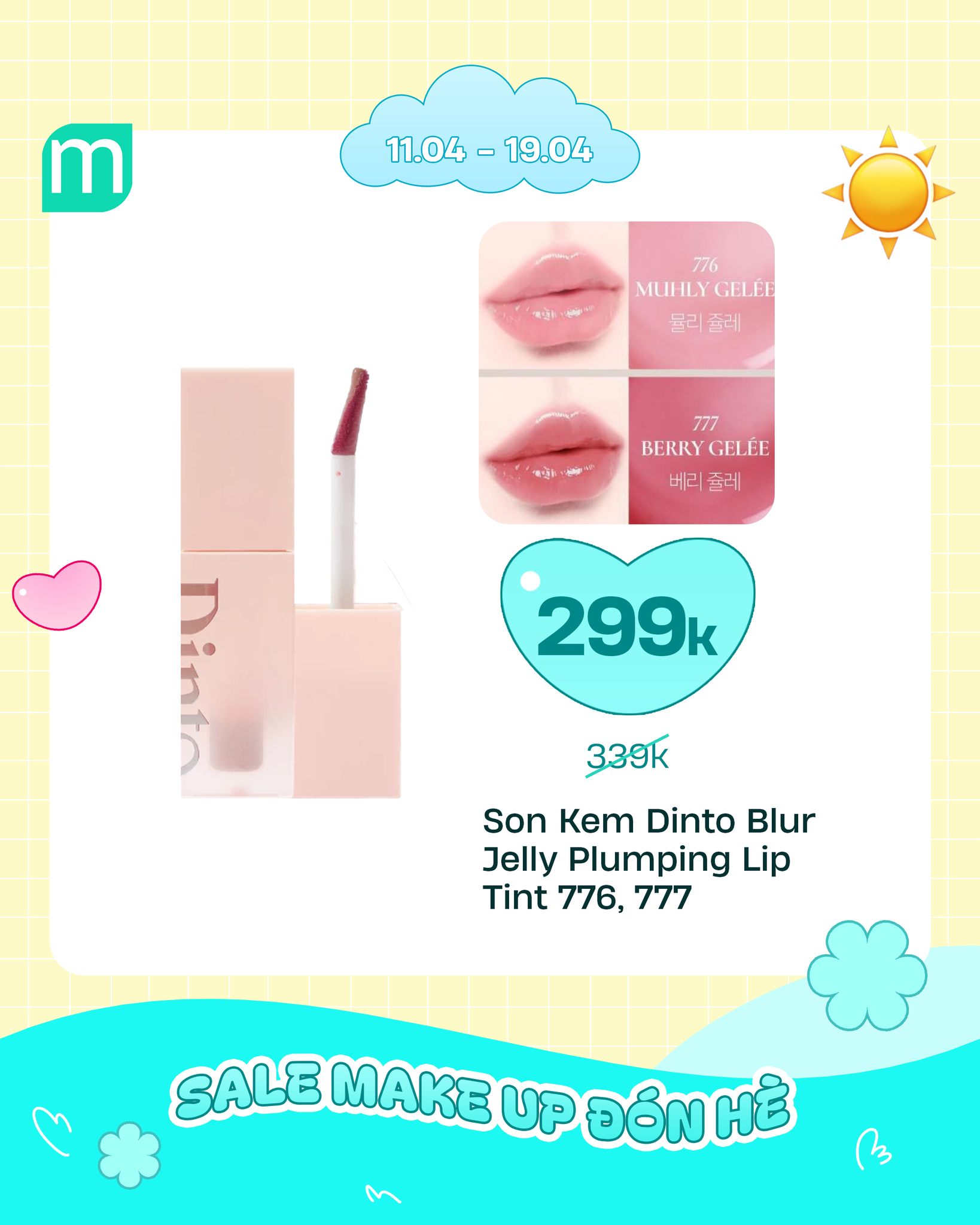 SALE MAKE UP ĐÓN HÈ