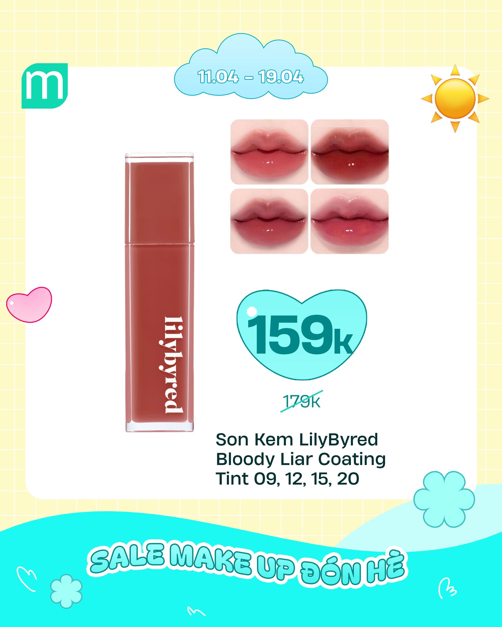 SALE MAKE UP ĐÓN HÈ