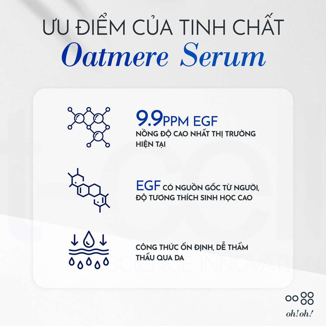 Tinh Chất Phục Hồi Tái Tạo Da Oh! Oh! Oatmere Serum 25ml Tinh Chất Phục Hồi Tái Tạo Da Oh! Oh! Oatmere Serum 25ml