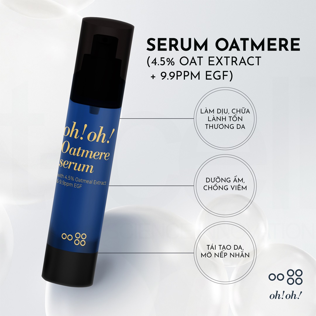 Tinh Chất Phục Hồi Tái Tạo Da Oh! Oh! Oatmere Serum 25ml Tinh Chất Phục Hồi Tái Tạo Da Oh! Oh! Oatmere Serum 25ml