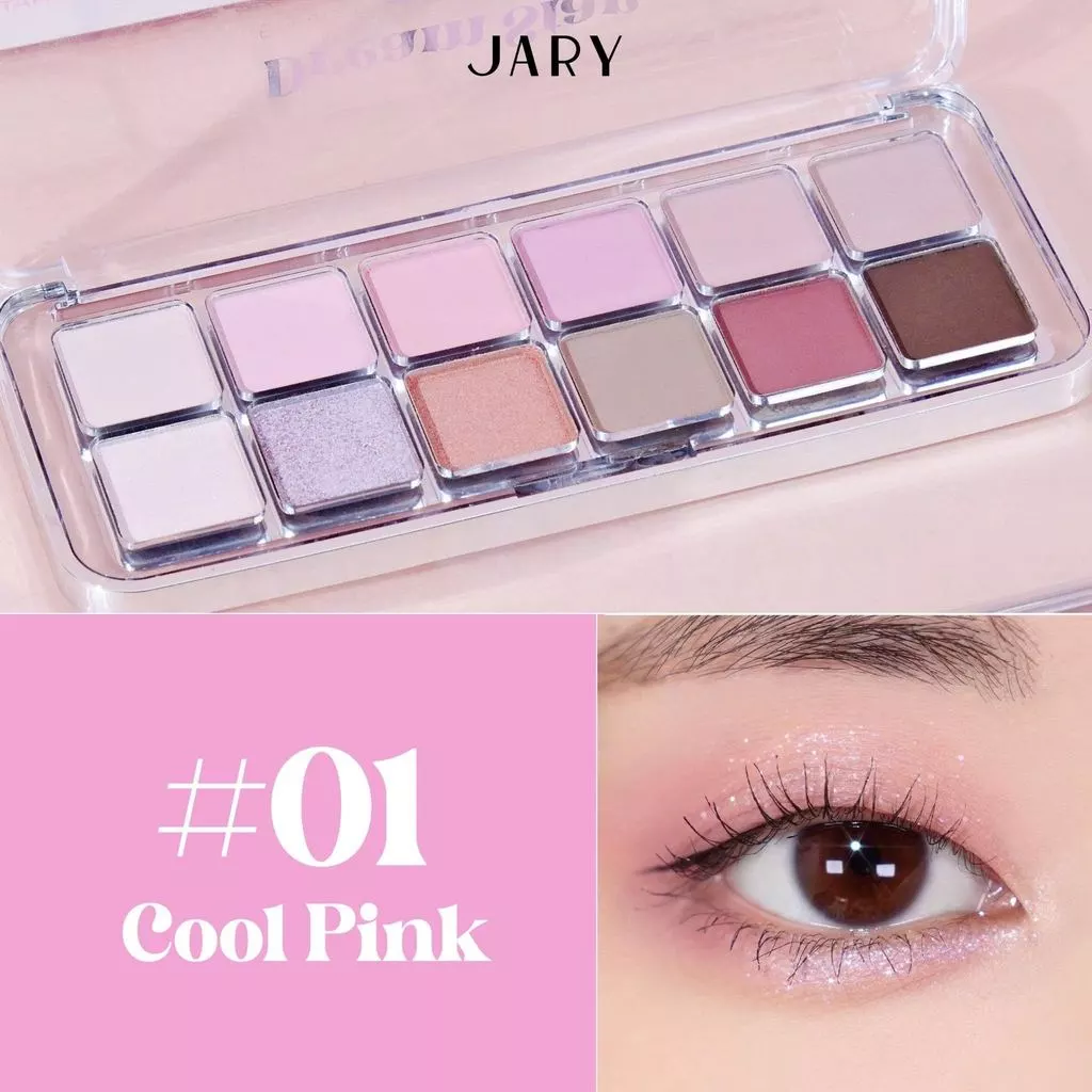 Bảng Phấn Mắt Jary 12 Ô Dream Star Eyeshadow Palette Bảng Phấn Mắt Jary 12 Ô Dream Star Eyeshadow Palette