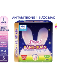 Băng Vệ Sinh Diana Dạng Quần Comfy Night size M-L