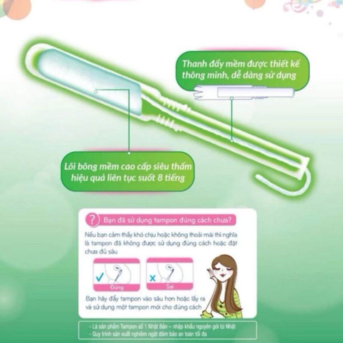 Băng Vệ Sinh Tampon Sofy Dạng Ống 9 Chiếc Băng Vệ Sinh Tampon Sofy Dạng Ống 9 Chiếc