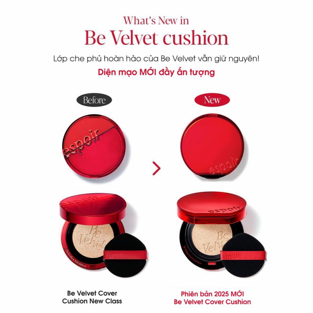 Phấn Nước Espoir Be Velvet Cover Cushion SPF42 PA++ 13g Phấn Nước Espoir Be Velvet Cover Cushion SPF42 PA++ 13g