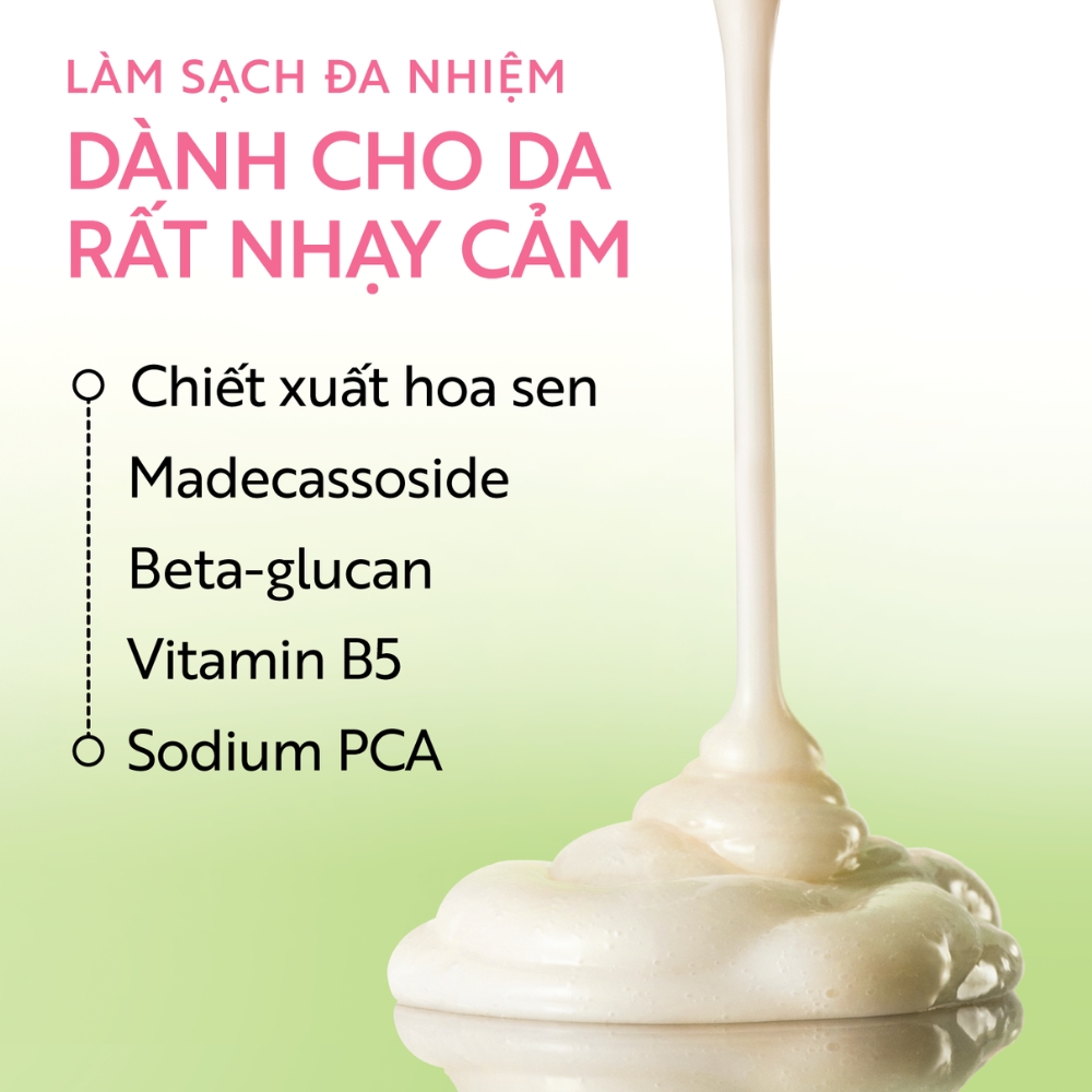 Sữa rửa mặt Cocoon Sen Hậu Giang 310ml Sữa rửa mặt Cocoon Sen Hậu Giang 310ml