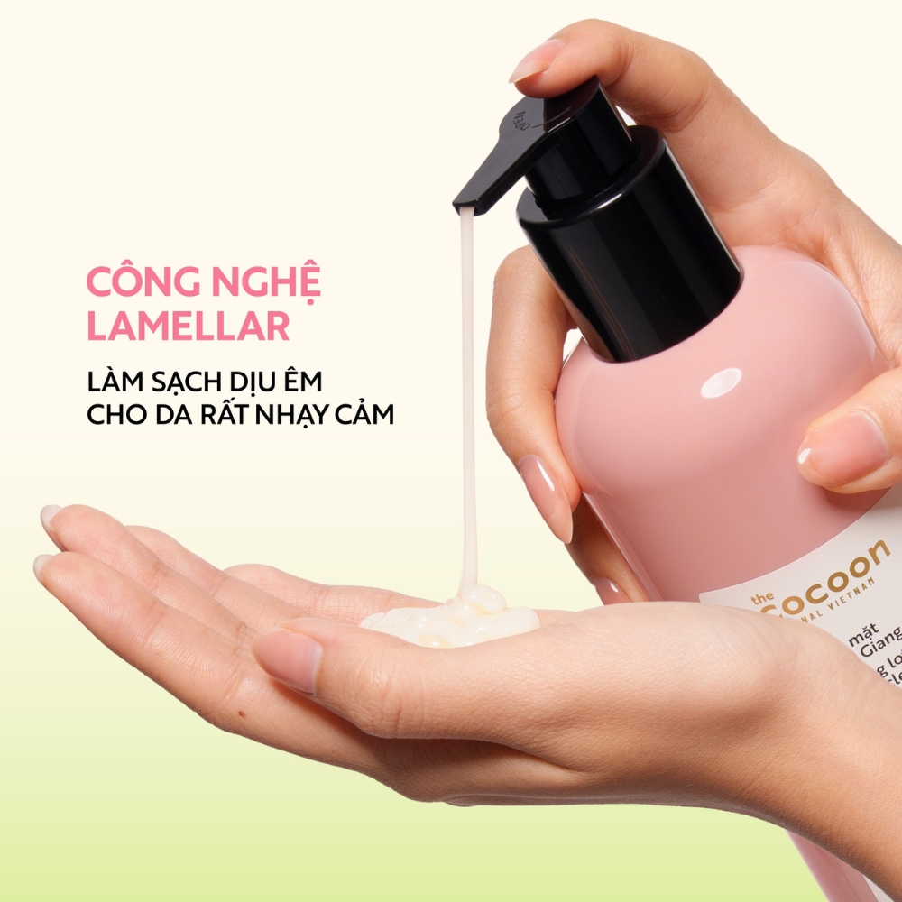 Sữa rửa mặt Cocoon Sen Hậu Giang 310ml Sữa rửa mặt Cocoon Sen Hậu Giang 310ml