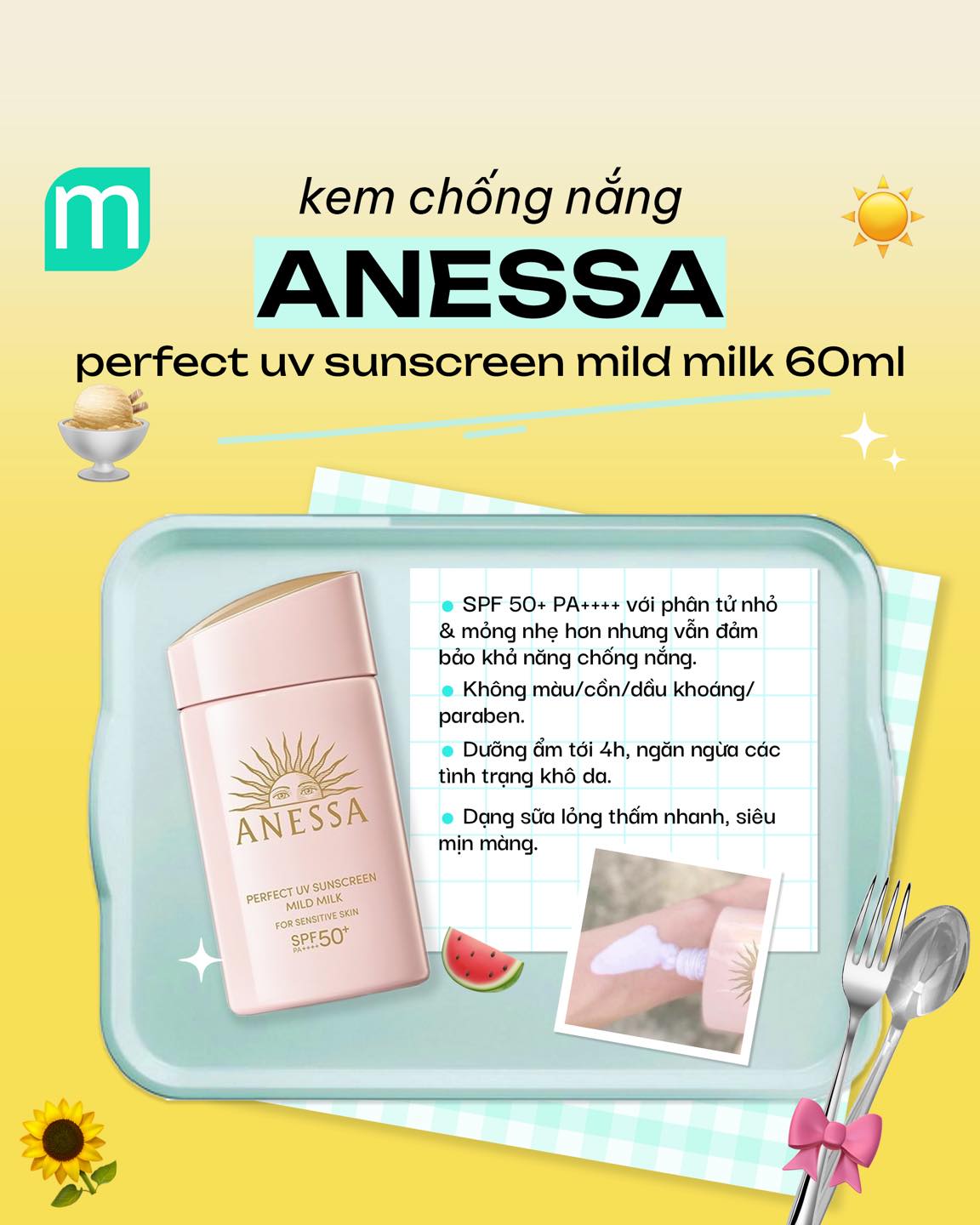 Da nhạy cảm, chọn kem chống nắng gì ta?