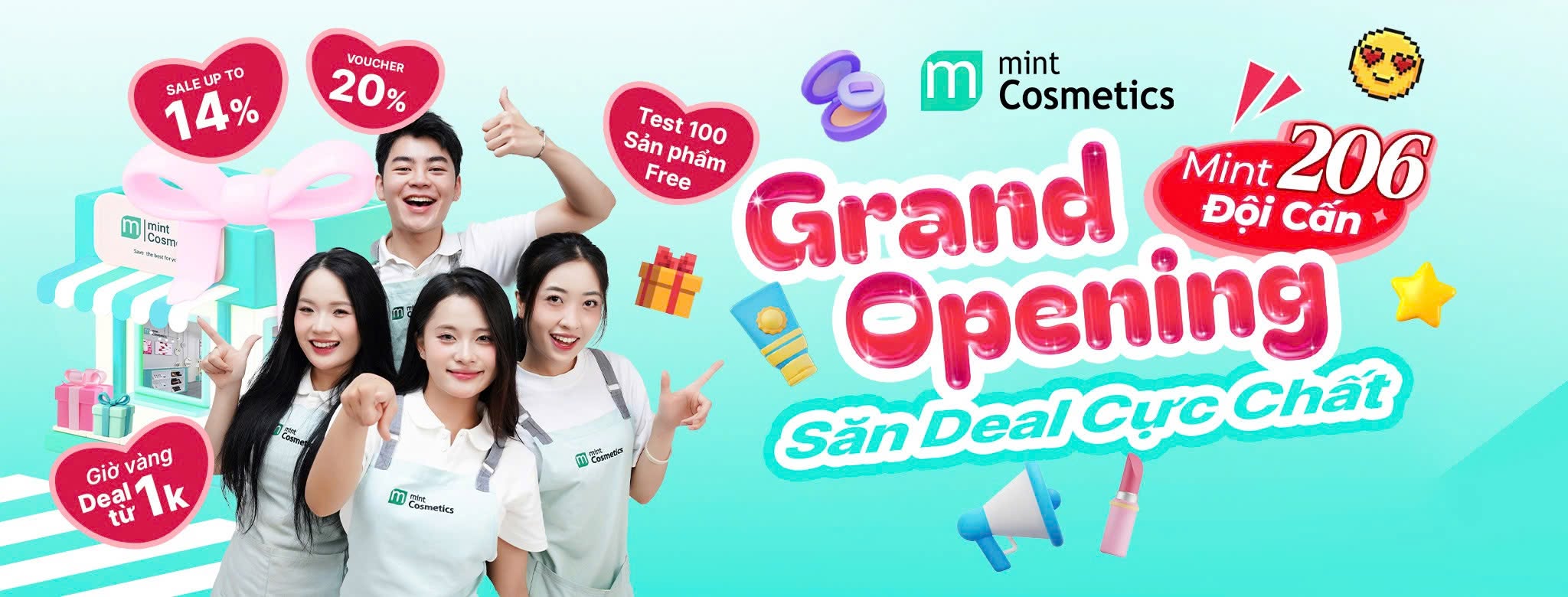 GRAND OPENING - MINT 206 ĐỘI CẤN - SĂN DEAL CỰC CHẤT