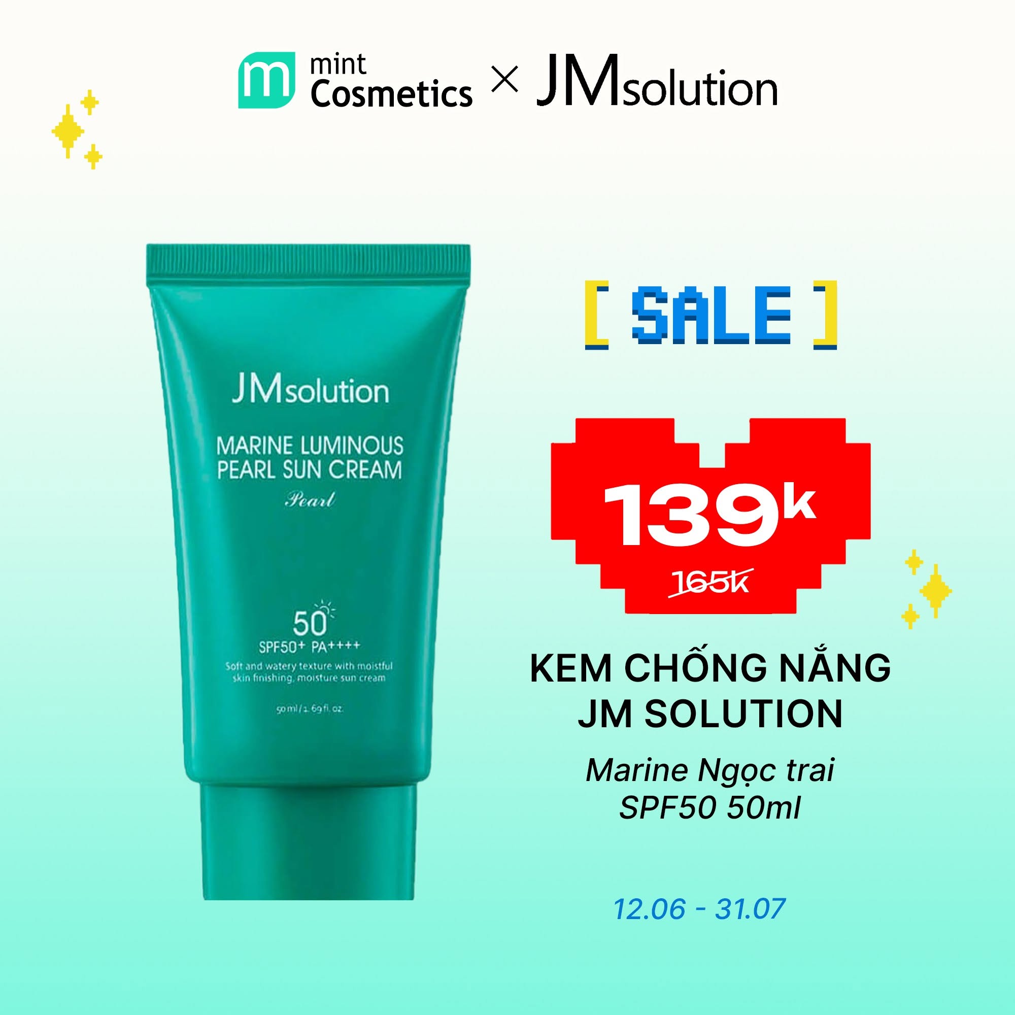 [JM SOLUTION] ƯU ĐÃI ĐỘC QUYỀN KHI MUA HÀNG TẠI MINT COSMETICS
