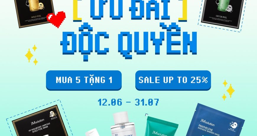 [JM SOLUTION] ƯU ĐÃI ĐỘC QUYỀN KHI MUA HÀNG TẠI MINT COSMETICS