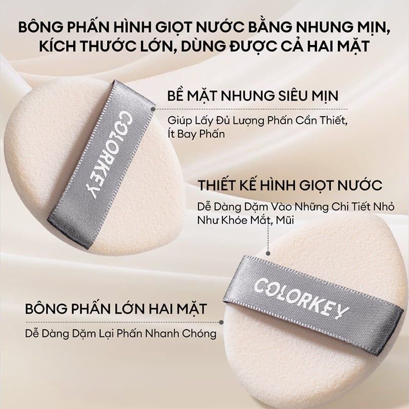 Phấn Phủ Colorkey Long Lasting Oil Control Airy Powder 12G Phấn Phủ Colorkey Long Lasting Oil Control Airy Powder 12G