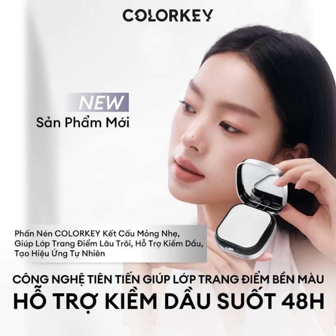 Phấn Phủ Colorkey Long Lasting Oil Control Airy Powder 12G Phấn Phủ Colorkey Long Lasting Oil Control Airy Powder 12G