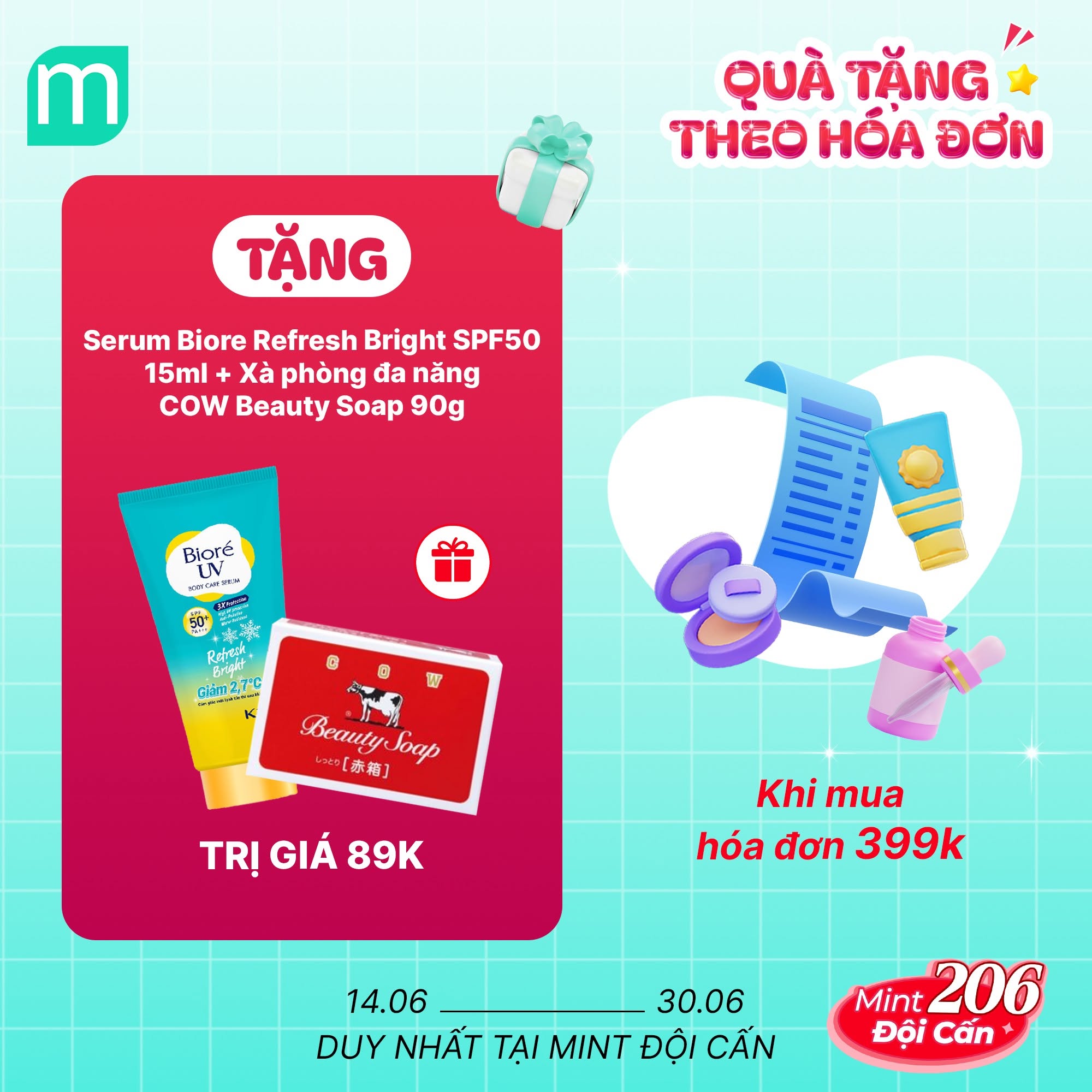 [Mint Đội Cấn] Quà Tặng Theo Hoá Đơn