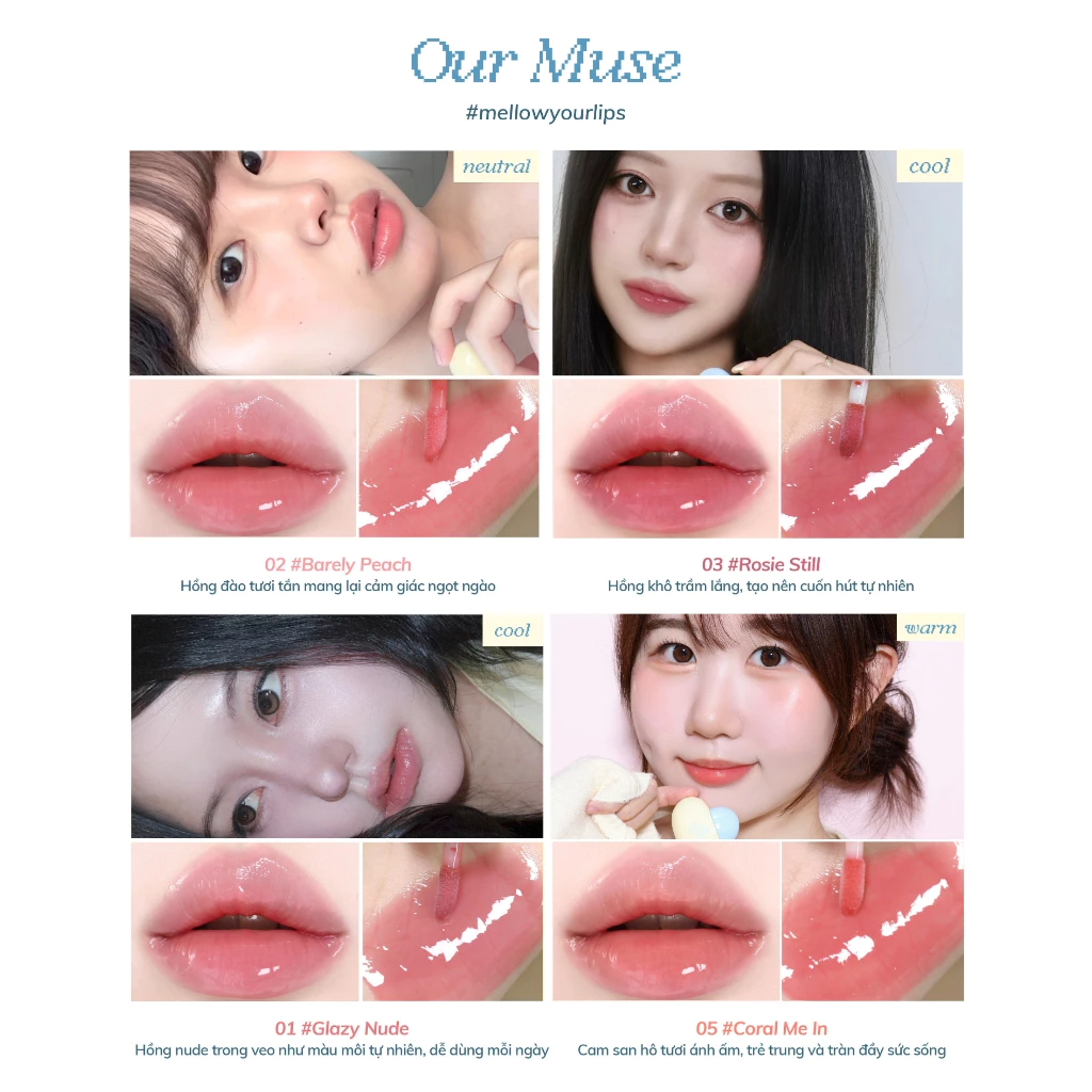 Son Bóng Dearmay Mellow Pause Light Gloss 5.6g