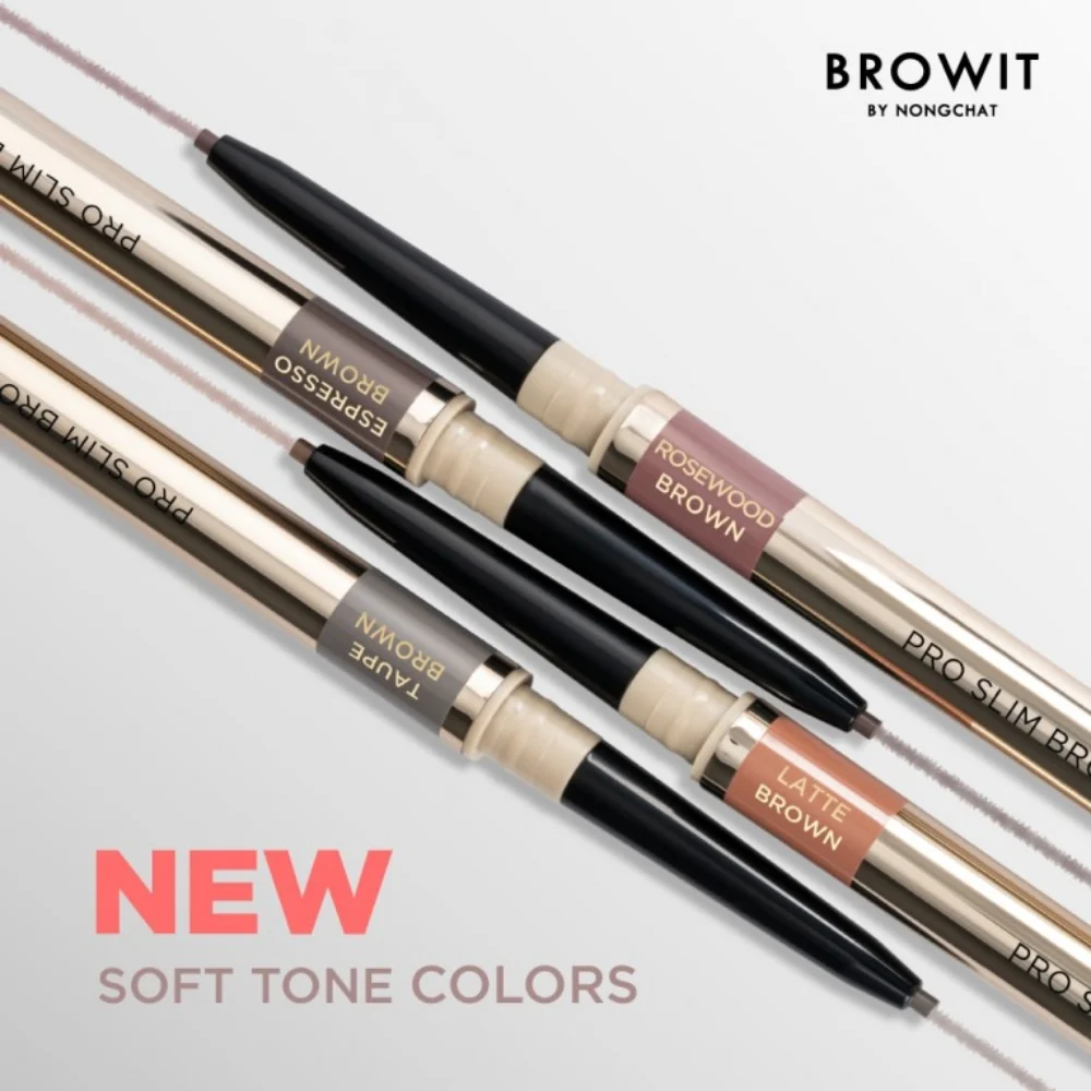 Chì Kẻ Mày Browit By Nongchat Pro Slim Brow Pencil 0.06g
