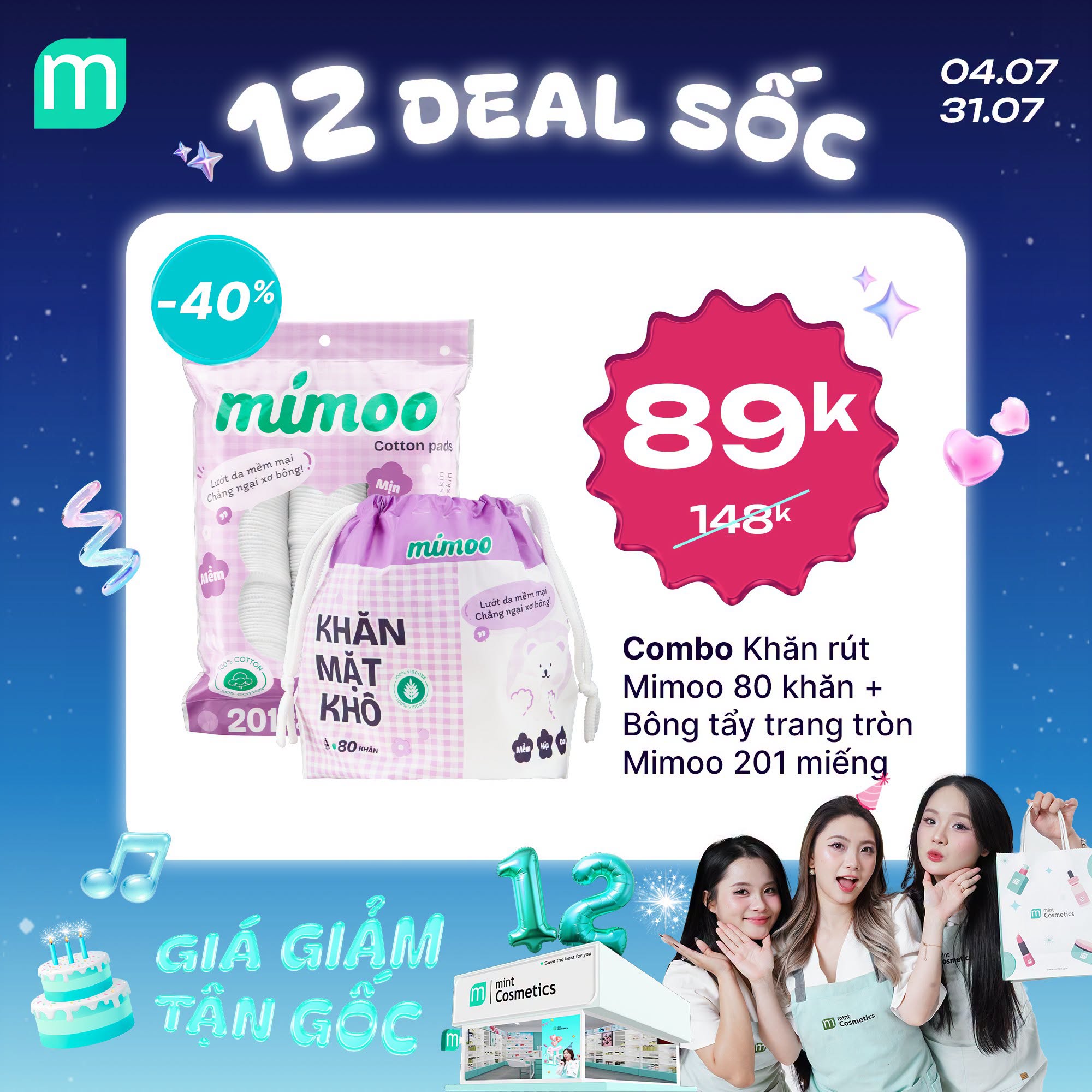 12 HOT DEAL SỐC GIÁ GIẢM TẬN GỐC