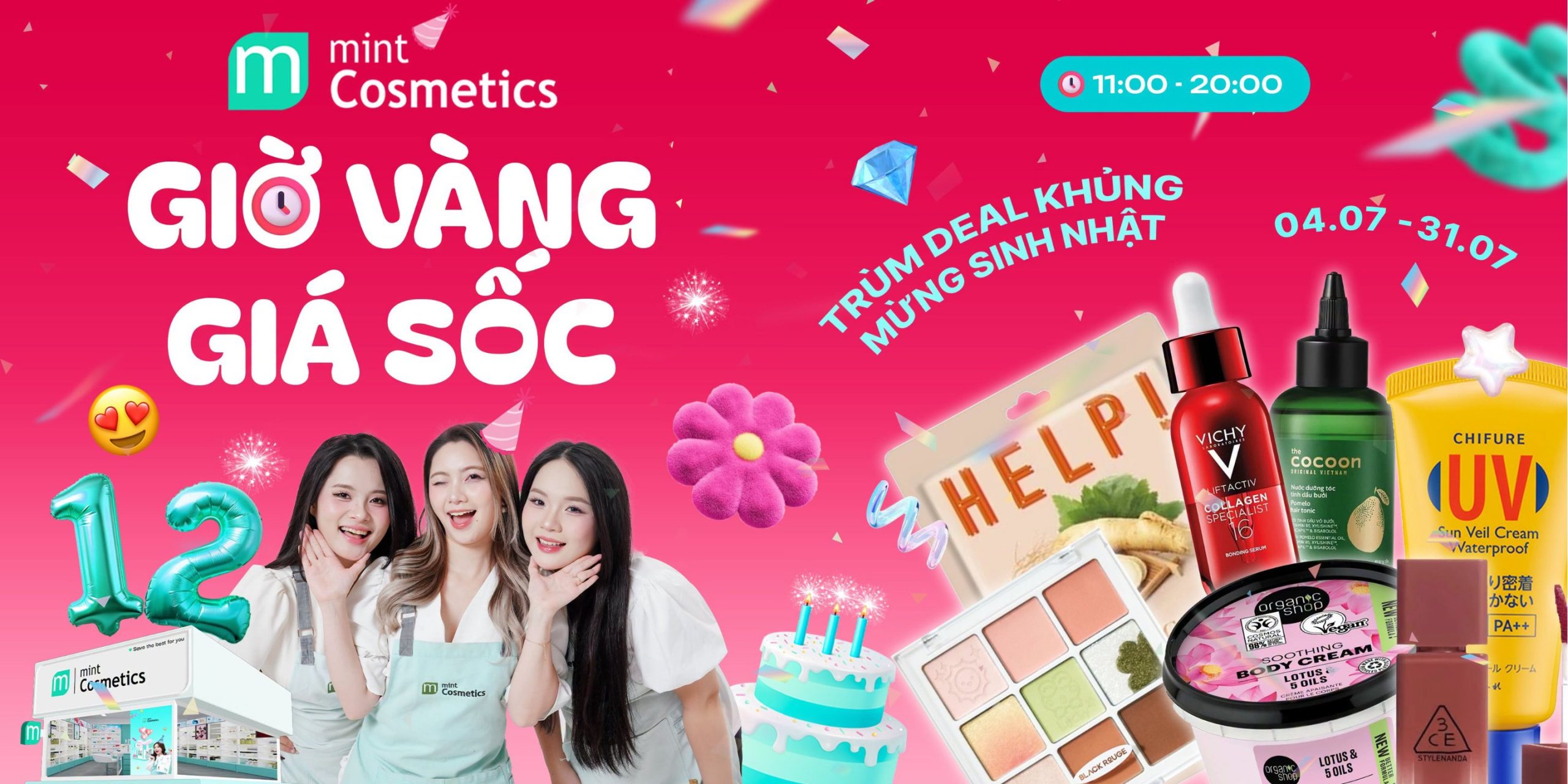 MỪNG SINH NHẬT MINT ~ GIỜ VÀNG GIÁ SHOCK