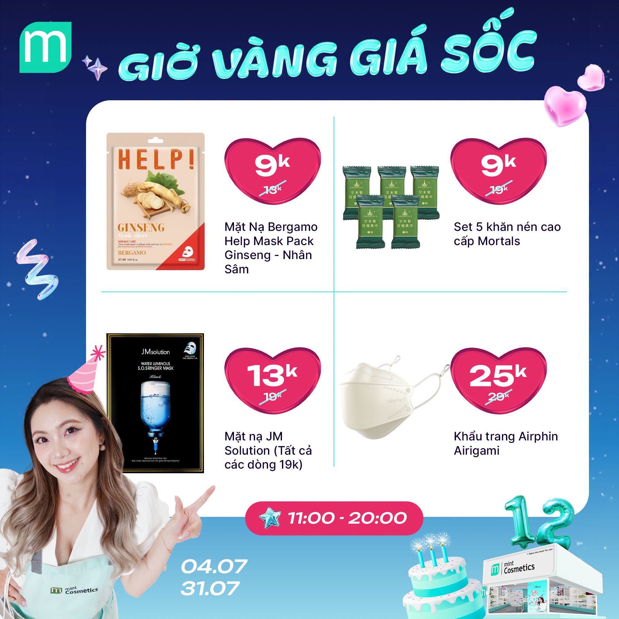 MỪNG SINH NHẬT MINT ~ GIỜ VÀNG GIÁ SHOCK