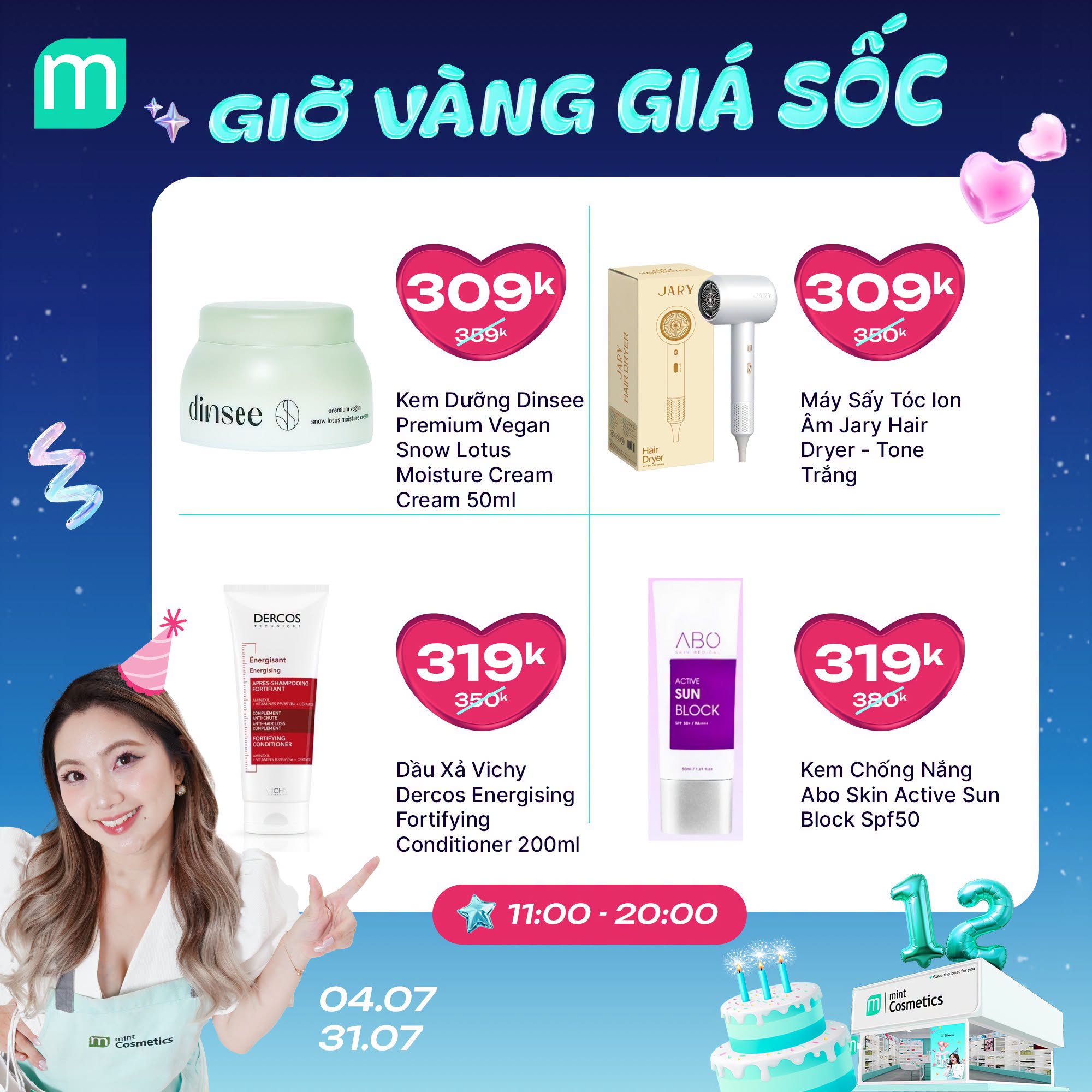 MỪNG SINH NHẬT MINT ~ GIỜ VÀNG GIÁ SHOCK