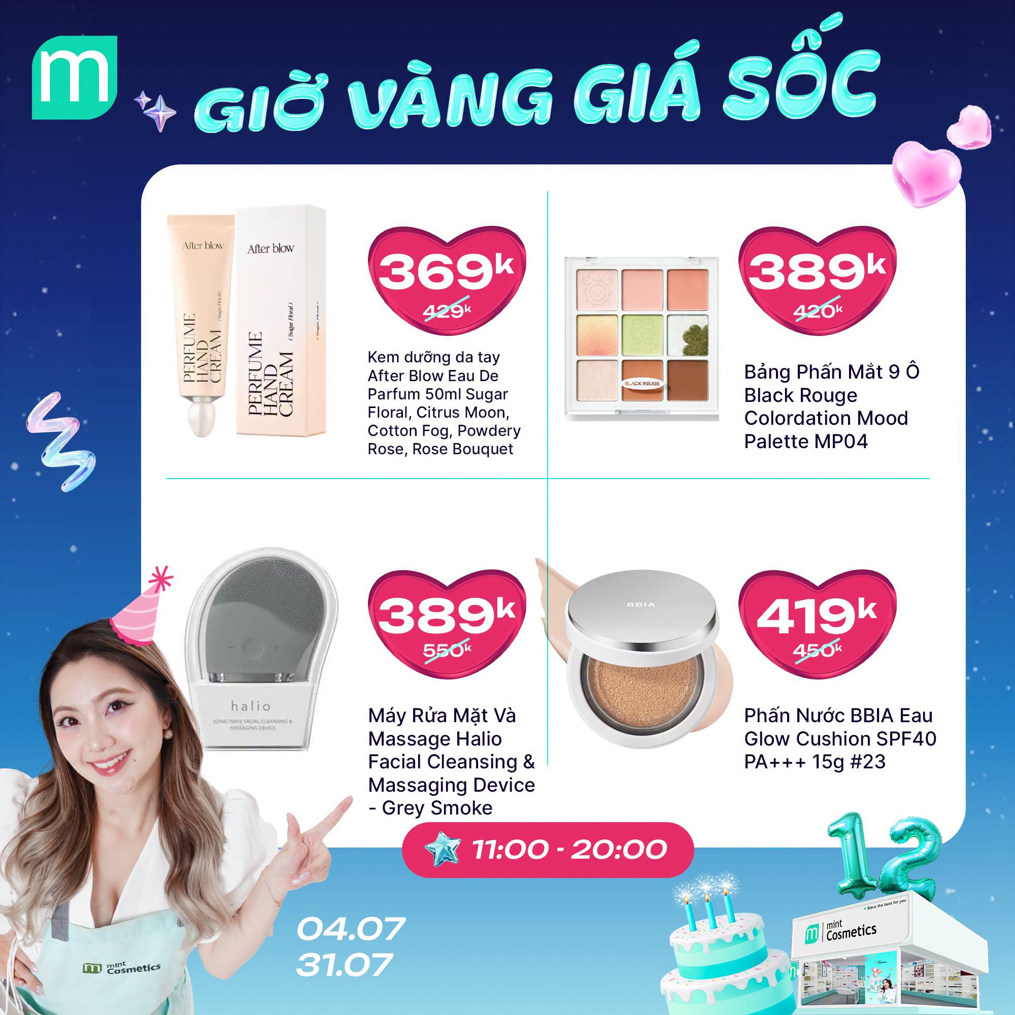 MỪNG SINH NHẬT MINT ~ GIỜ VÀNG GIÁ SHOCK