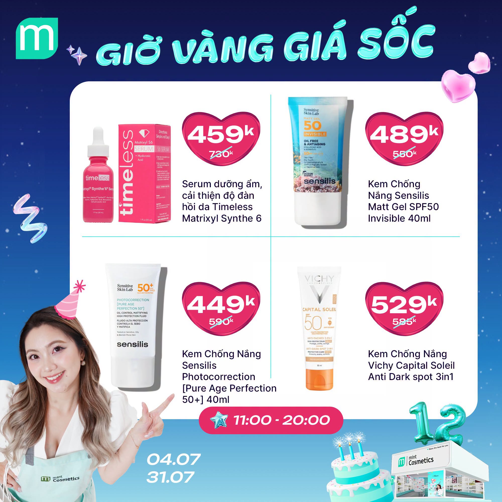 MỪNG SINH NHẬT MINT ~ GIỜ VÀNG GIÁ SHOCK