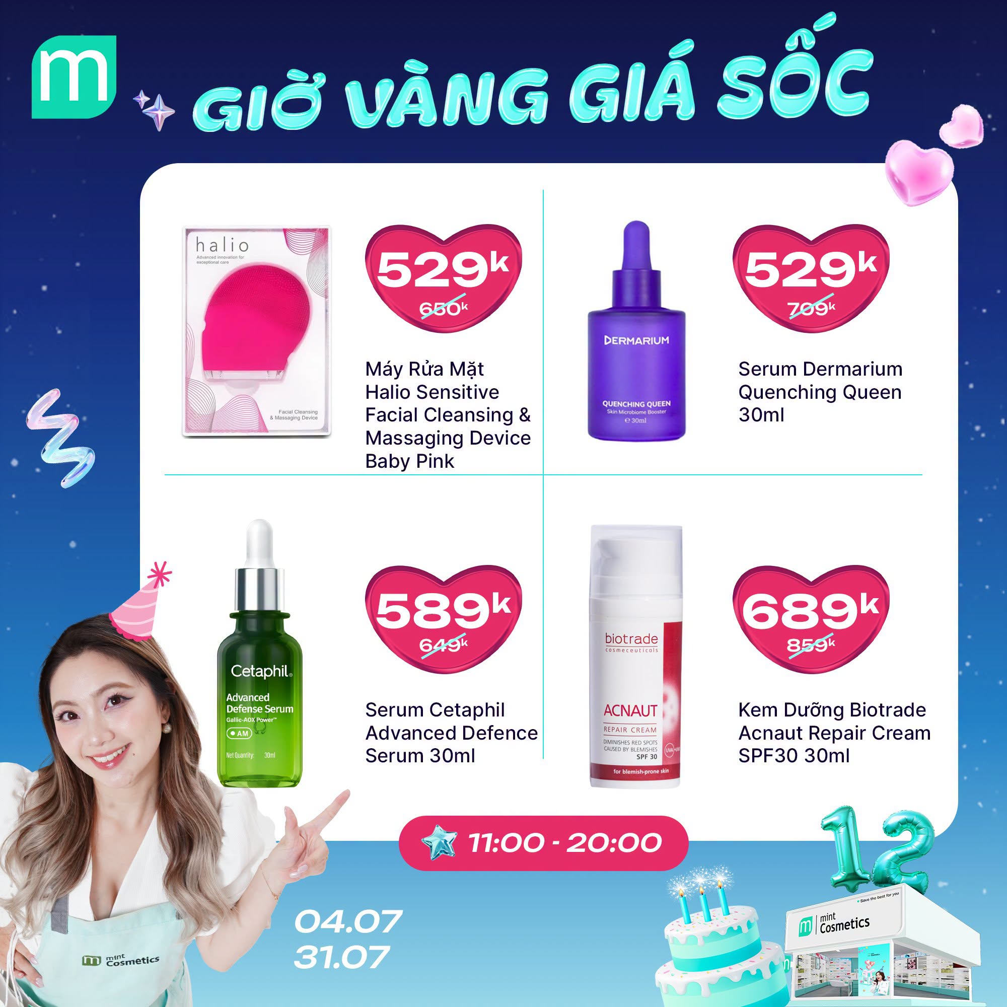 MỪNG SINH NHẬT MINT ~ GIỜ VÀNG GIÁ SHOCK