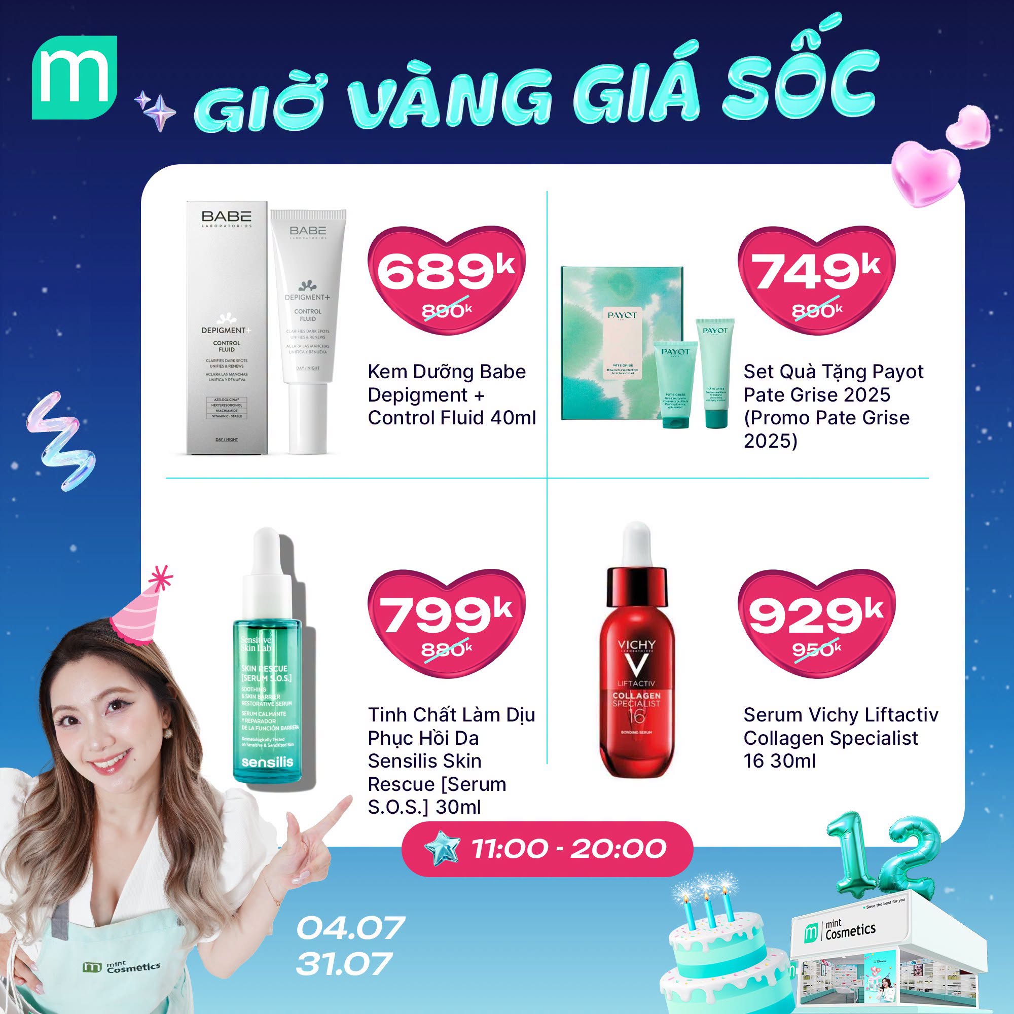 MỪNG SINH NHẬT MINT ~ GIỜ VÀNG GIÁ SHOCK