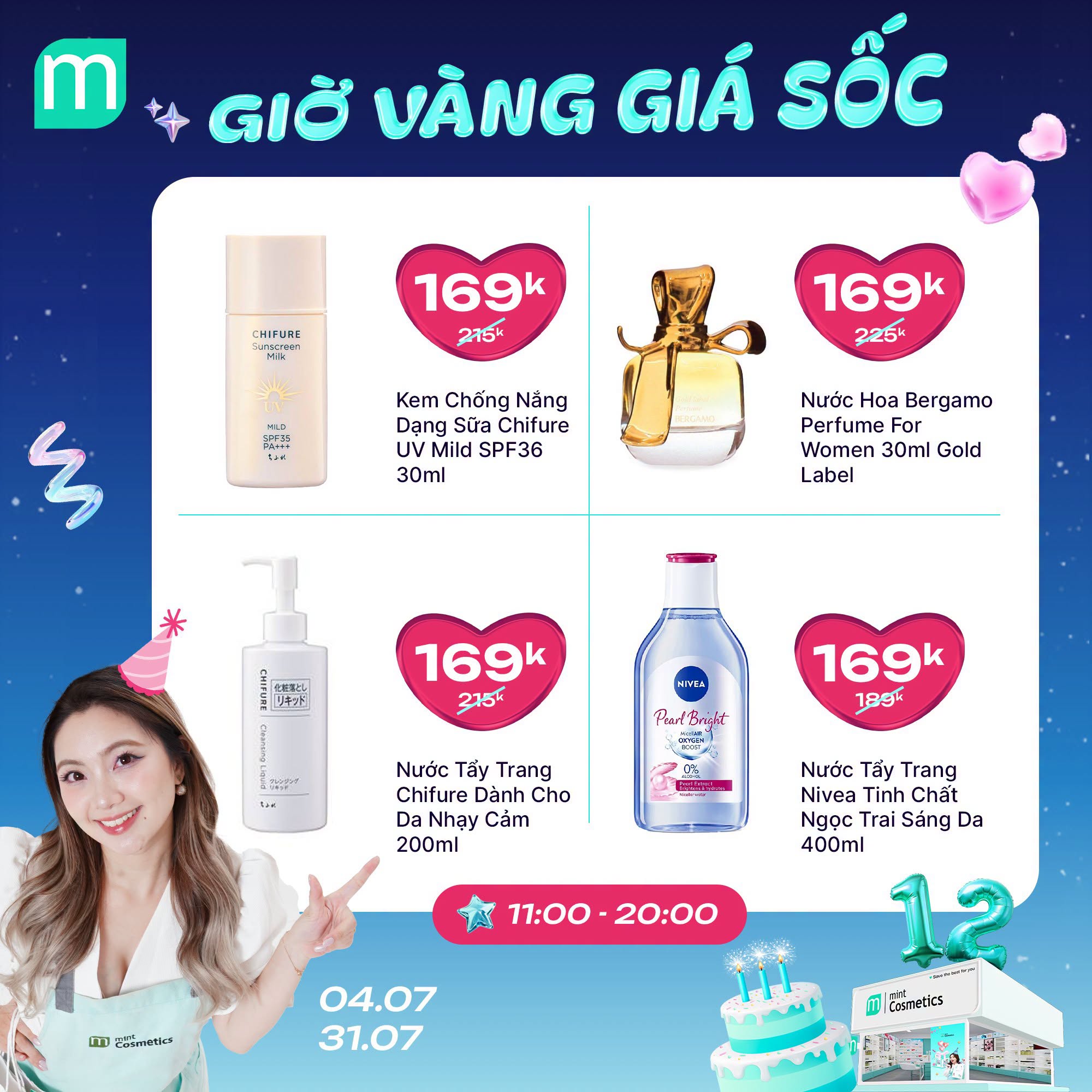 MỪNG SINH NHẬT MINT ~ GIỜ VÀNG GIÁ SHOCK