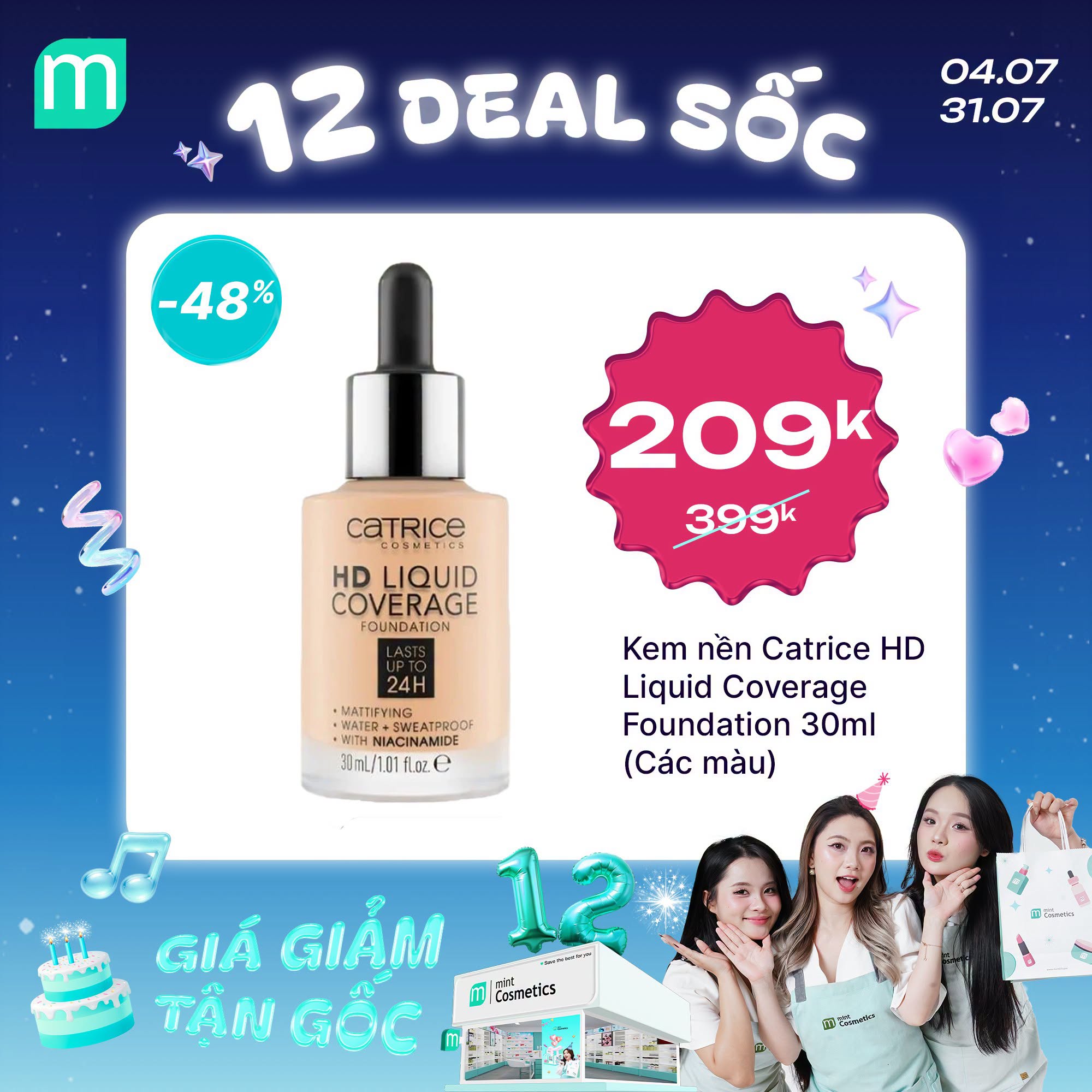 12 HOT DEAL SỐC GIÁ GIẢM TẬN GỐC