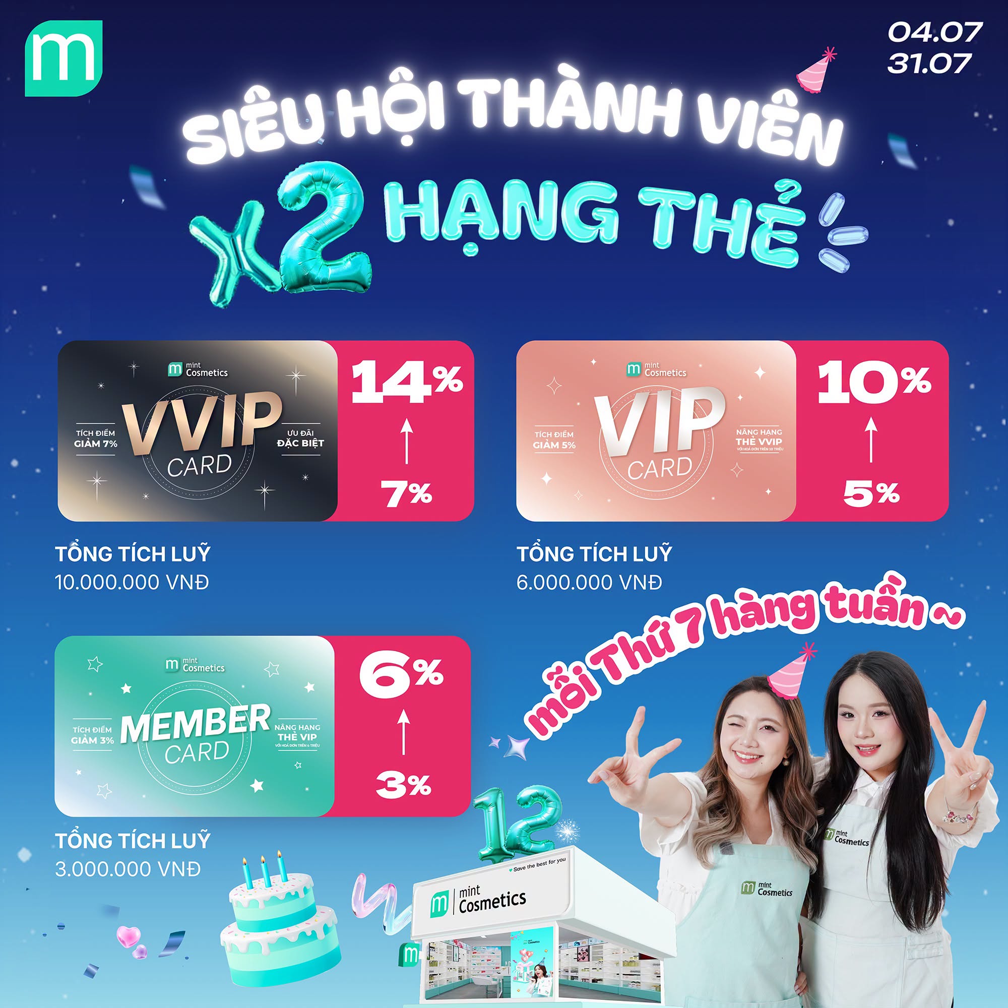 Mừng Mint 12 – Tặng Deal Rạng Ngời Mừng Mint 12 – Tặng Deal Rạng Ngời