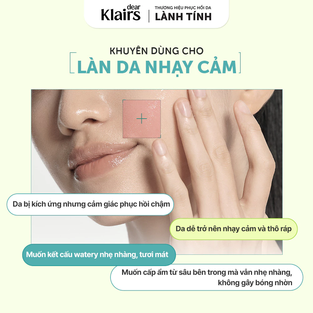Nước Hoa Hồng Dear Klairs Supple Preparation Cica Toner 180ml