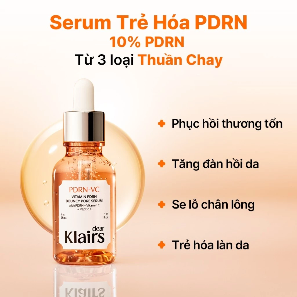 Serum Dưỡng da Dear Klairs Vitamin PDRN Bouncy Pore 35ml Serum Dưỡng da Dear Klairs Vitamin PDRN Bouncy Pore 35ml