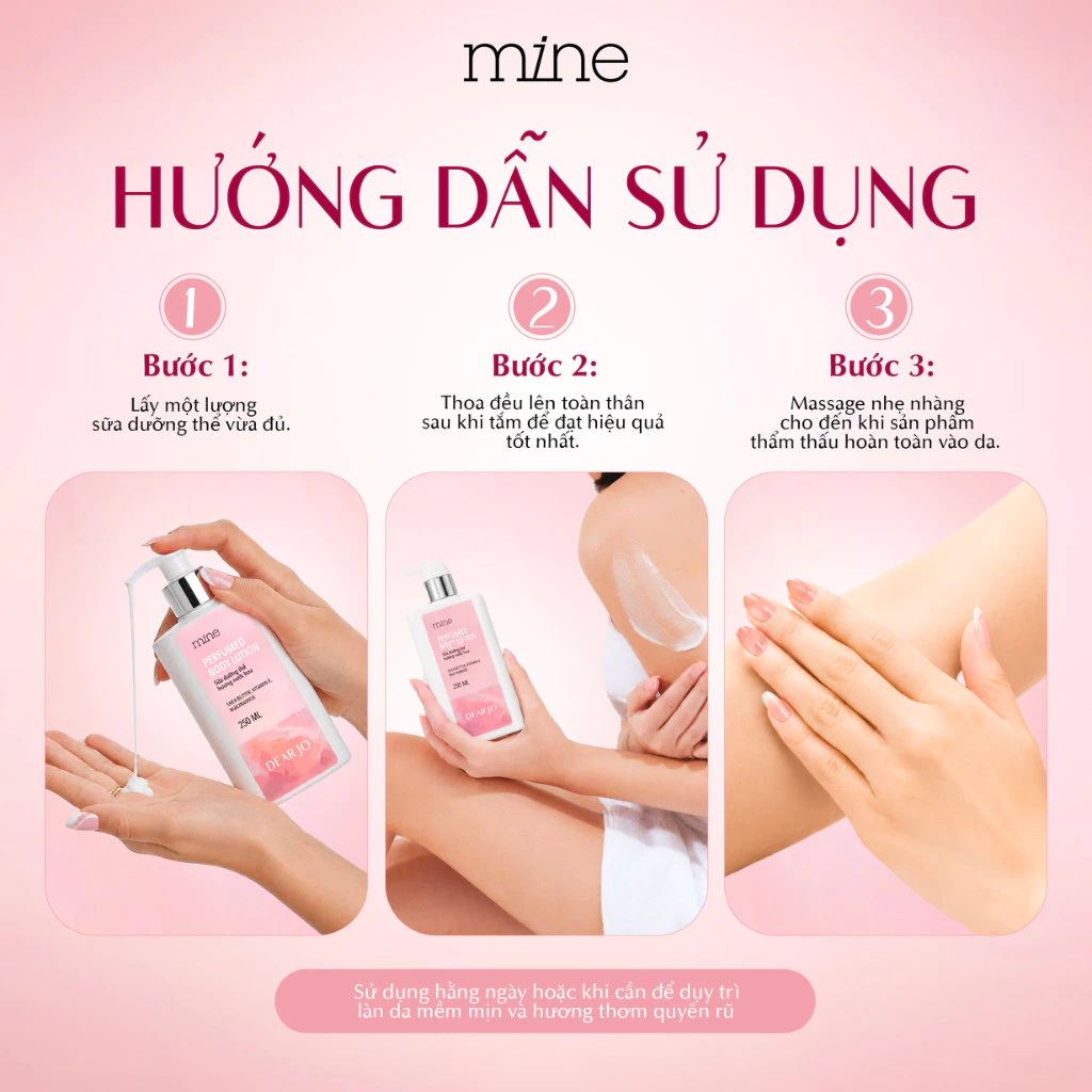 Sữa dưỡng thể Mine 250ml Sữa dưỡng thể Mine 250ml