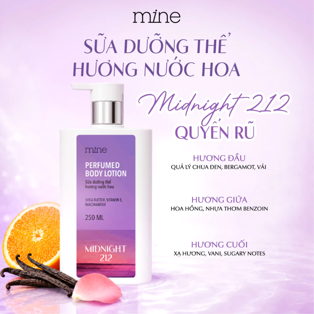 Sữa dưỡng thể Mine 250ml Sữa dưỡng thể Mine 250ml