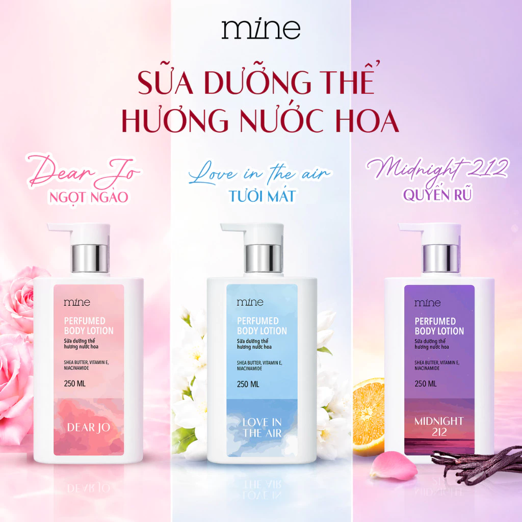 Sữa dưỡng thể Mine 250ml Sữa dưỡng thể Mine 250ml