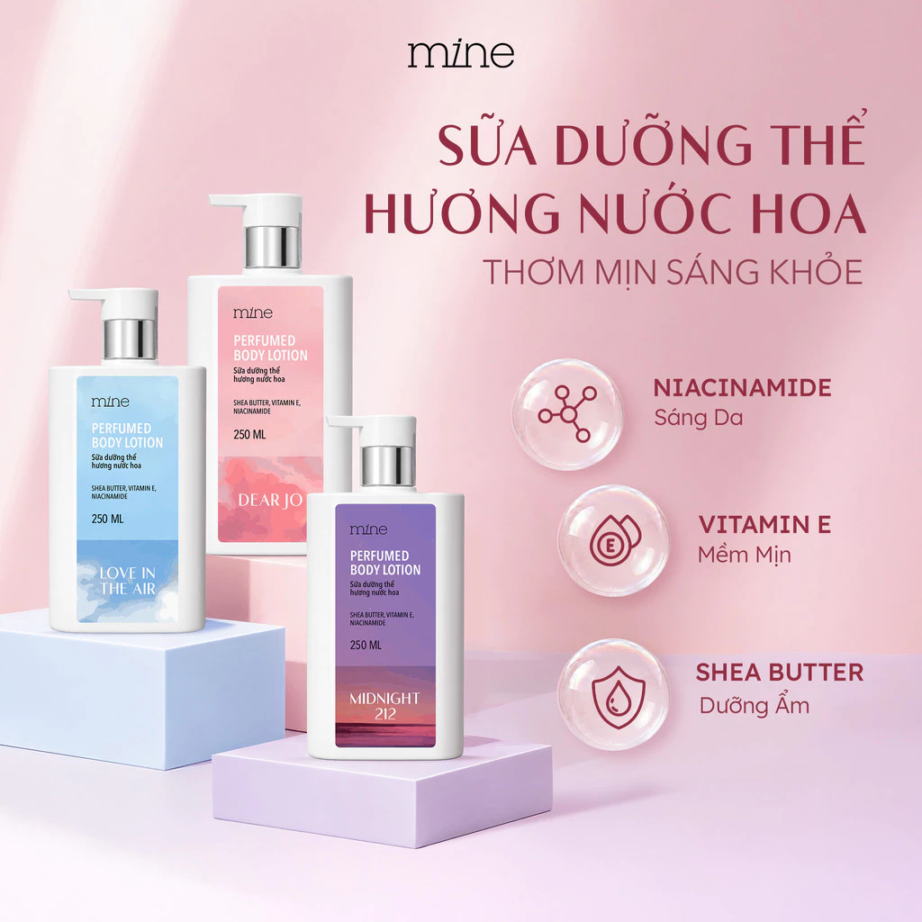 Sữa dưỡng thể Mine 250ml Sữa dưỡng thể Mine 250ml