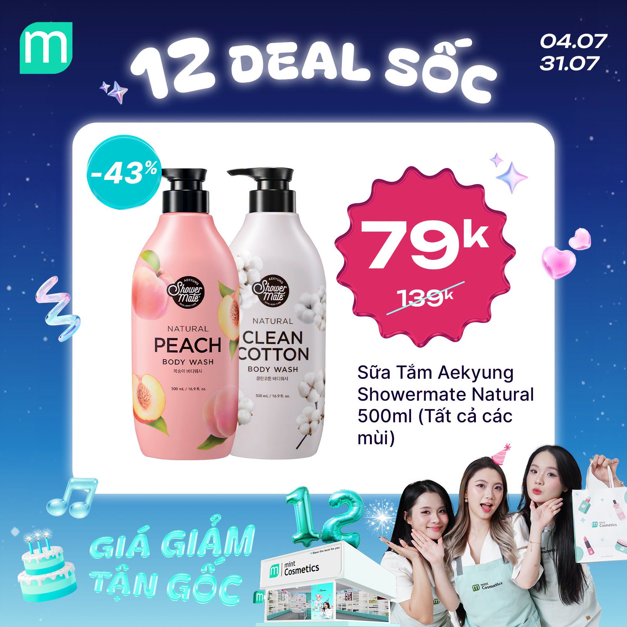 12 HOT DEAL SỐC GIÁ GIẢM TẬN GỐC