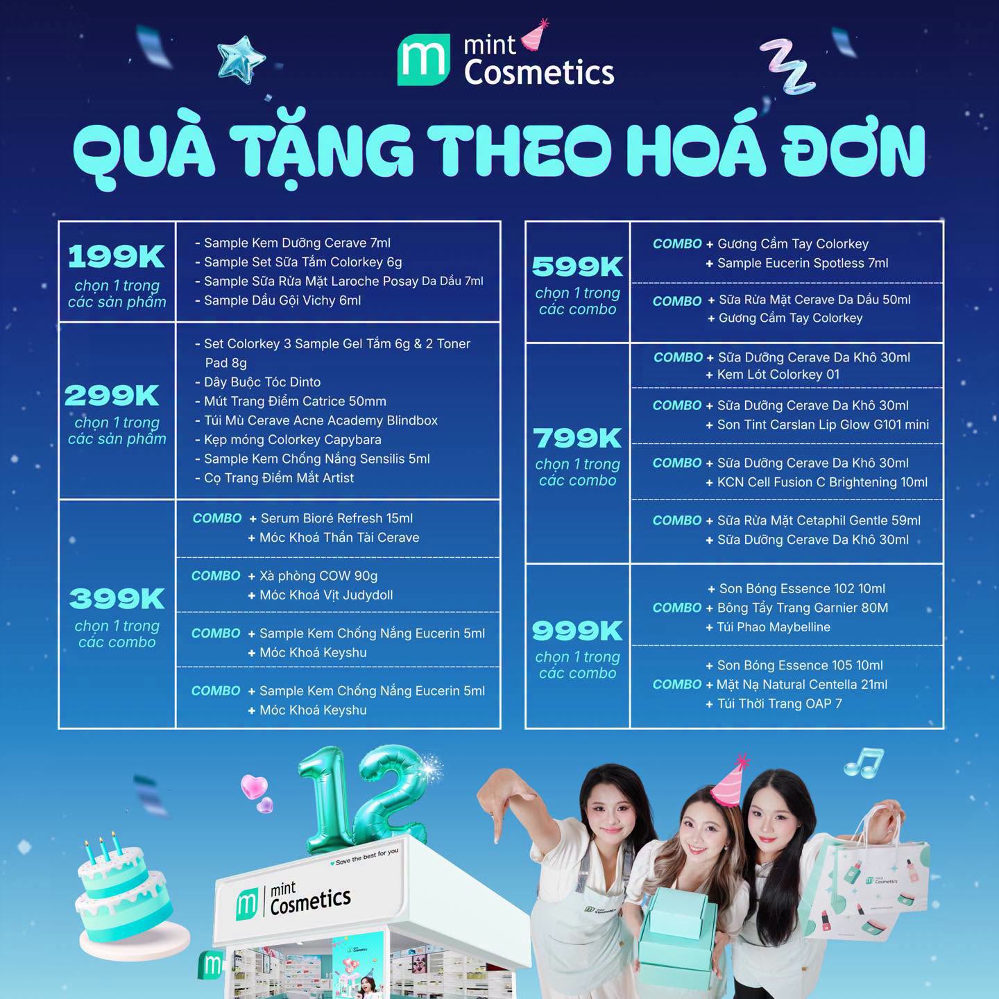 Mừng Mint 12 – Tặng Deal Rạng Ngời Mừng Mint 12 – Tặng Deal Rạng Ngời