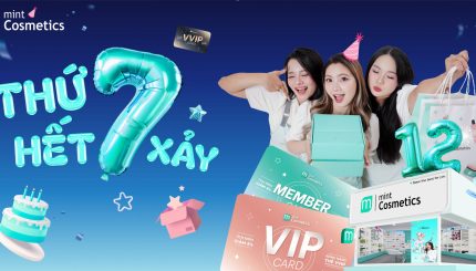 THỨ 7 HẾT XẢY ~ SALE UPTO 14% ~ X2 TÍCH ĐIỂM ~THOẢ THÍCH XÚC MỸ PHẨM
