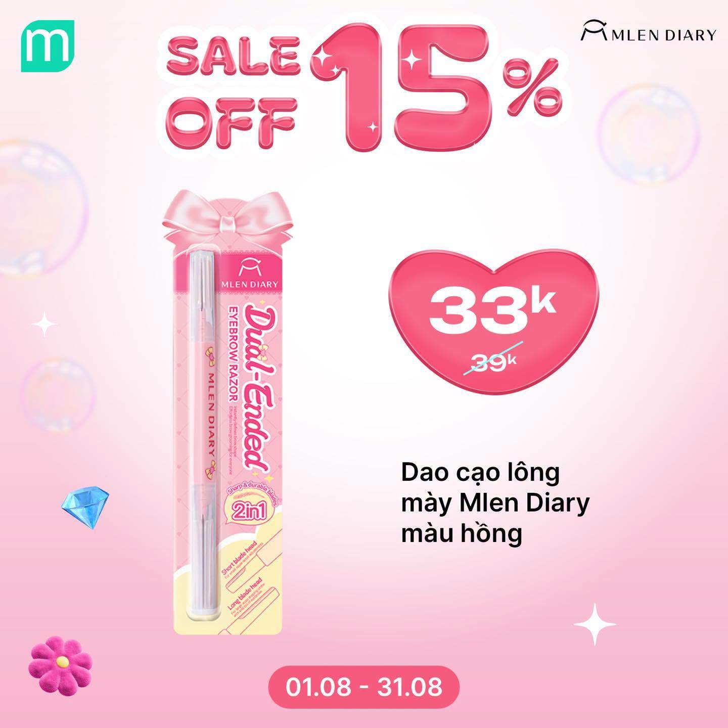MLEN DIARY SALE SẬP SÀN 15% SẮM PHỤ KIỆN THẢ GA MLEN DIARY SALE SẬP SÀN 15% SẮM PHỤ KIỆN THẢ GA
