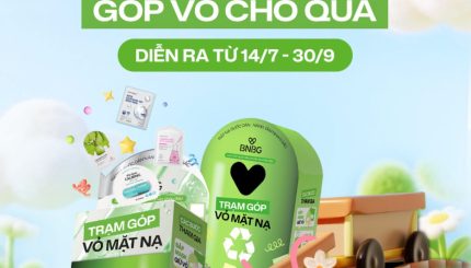 [Mint x BNBG] ĐẮP MASK CHO DA - GÓP VỎ CHO QUÀ