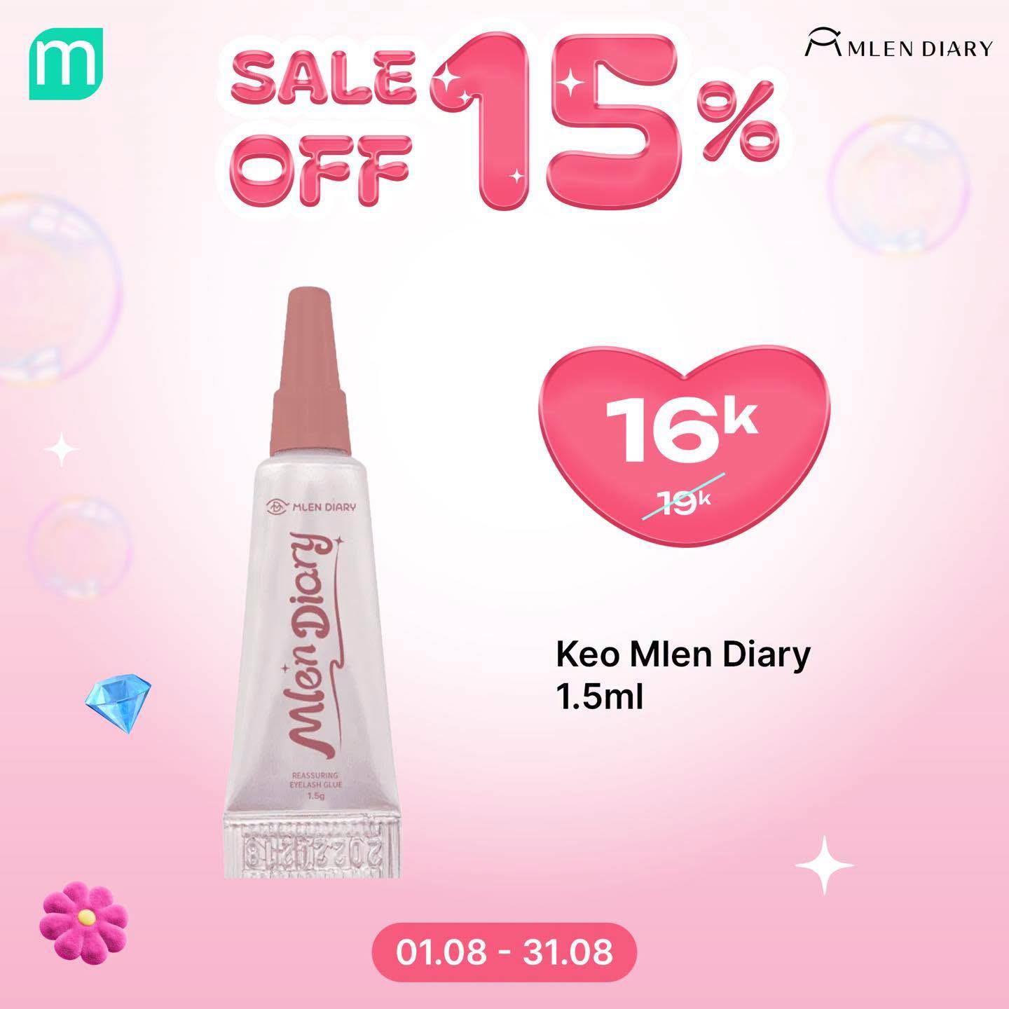 MLEN DIARY SALE SẬP SÀN 15% SẮM PHỤ KIỆN THẢ GA MLEN DIARY SALE SẬP SÀN 15% SẮM PHỤ KIỆN THẢ GA