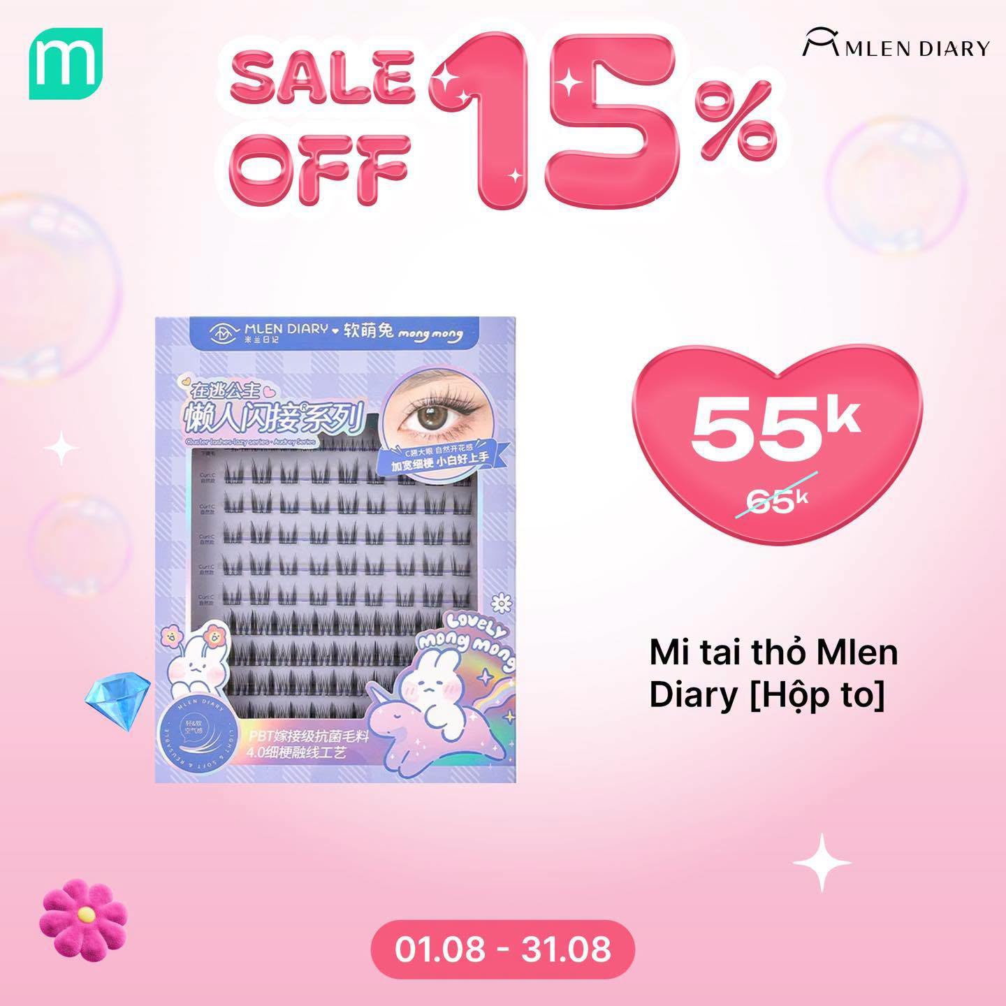 MLEN DIARY SALE SẬP SÀN 15% SẮM PHỤ KIỆN THẢ GA MLEN DIARY SALE SẬP SÀN 15% SẮM PHỤ KIỆN THẢ GA
