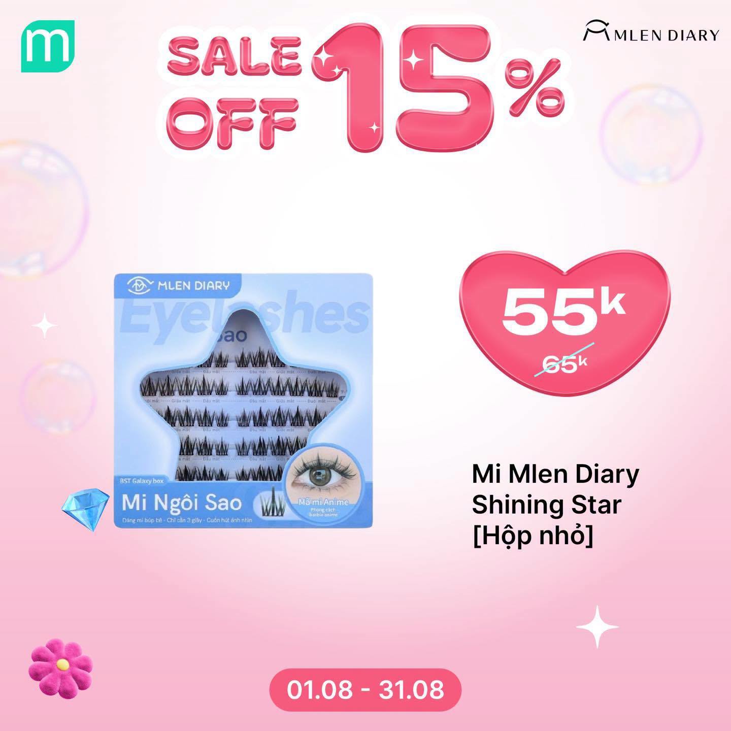 MLEN DIARY SALE SẬP SÀN 15% SẮM PHỤ KIỆN THẢ GA MLEN DIARY SALE SẬP SÀN 15% SẮM PHỤ KIỆN THẢ GA
